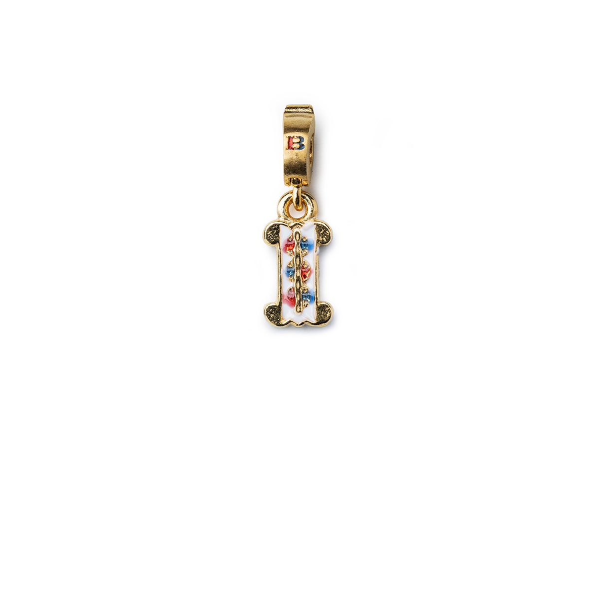 Mini Charm lettera I oro