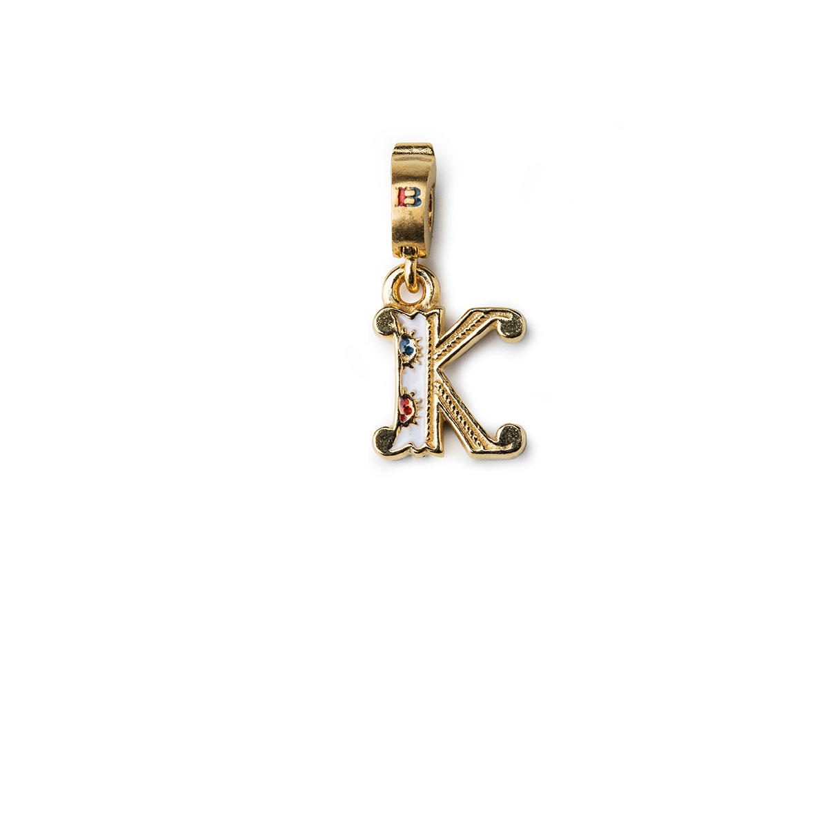 Mini Charm lettera K oro