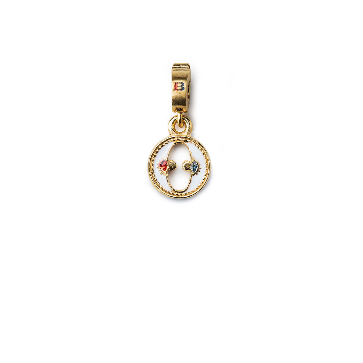 Mini Charm lettera O oro