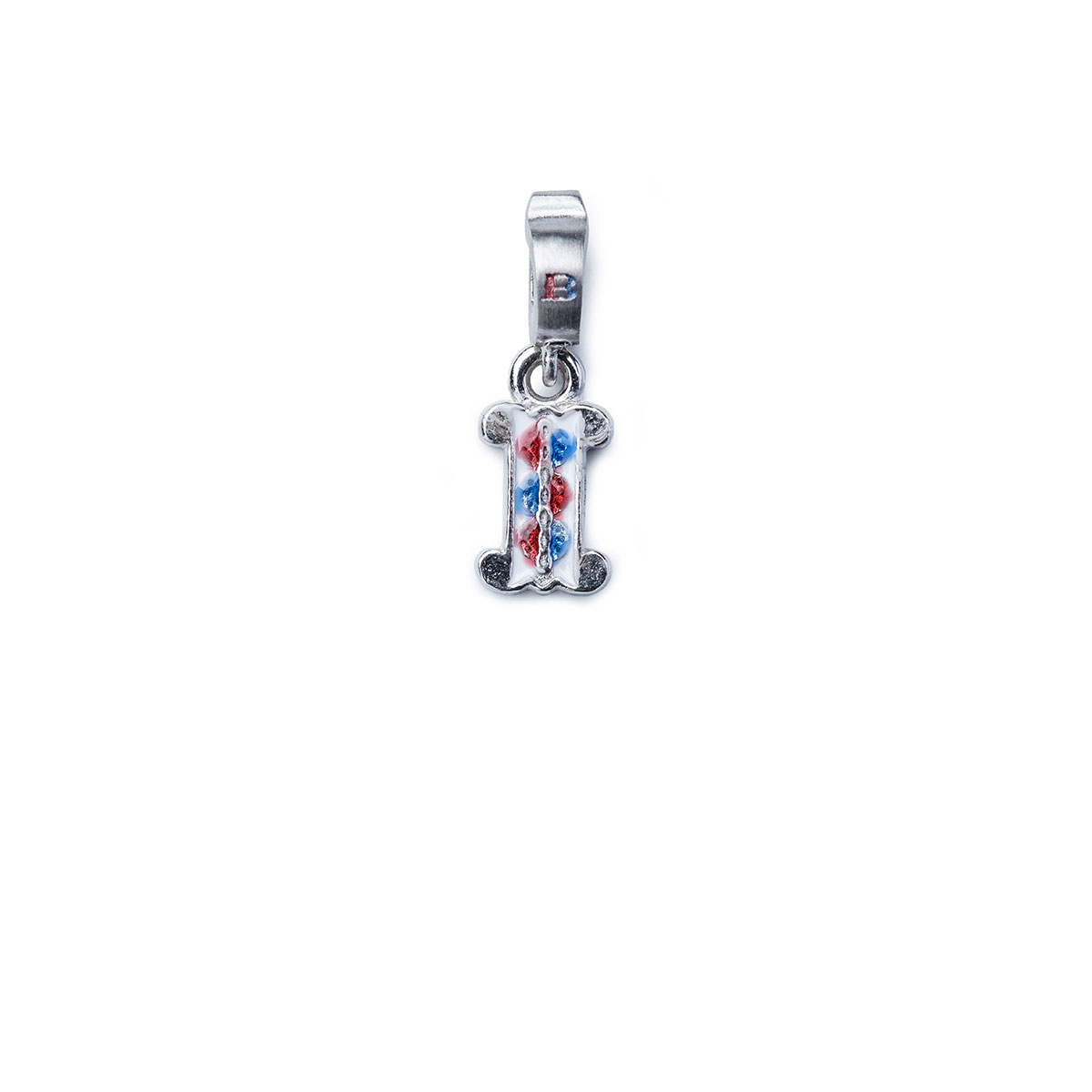 Mini Charm lettera I argento