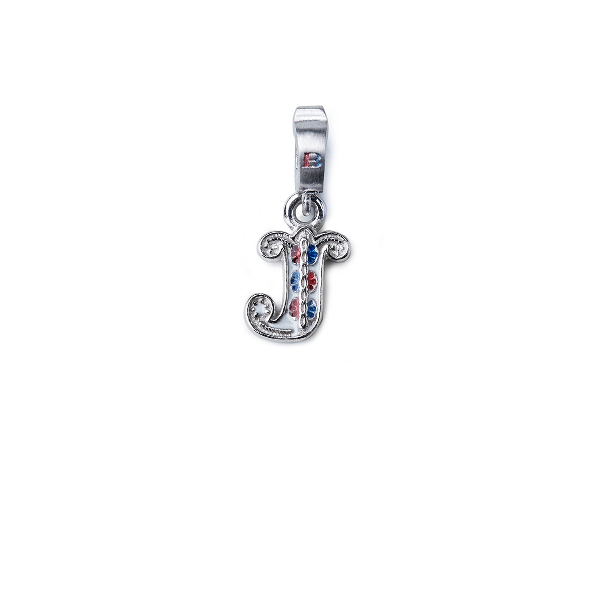 Mini Charm lettera J argento