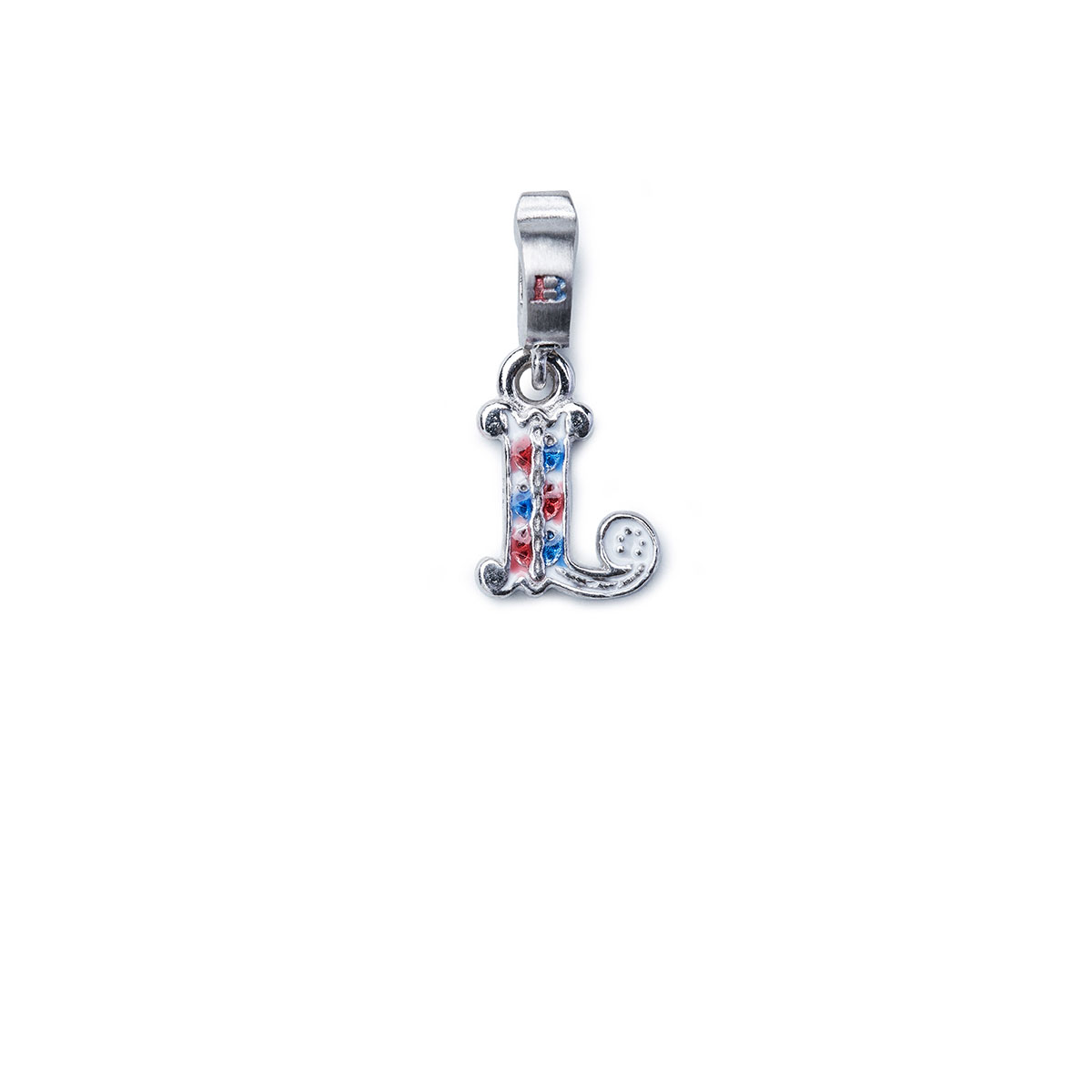 Mini Charm lettera L argento