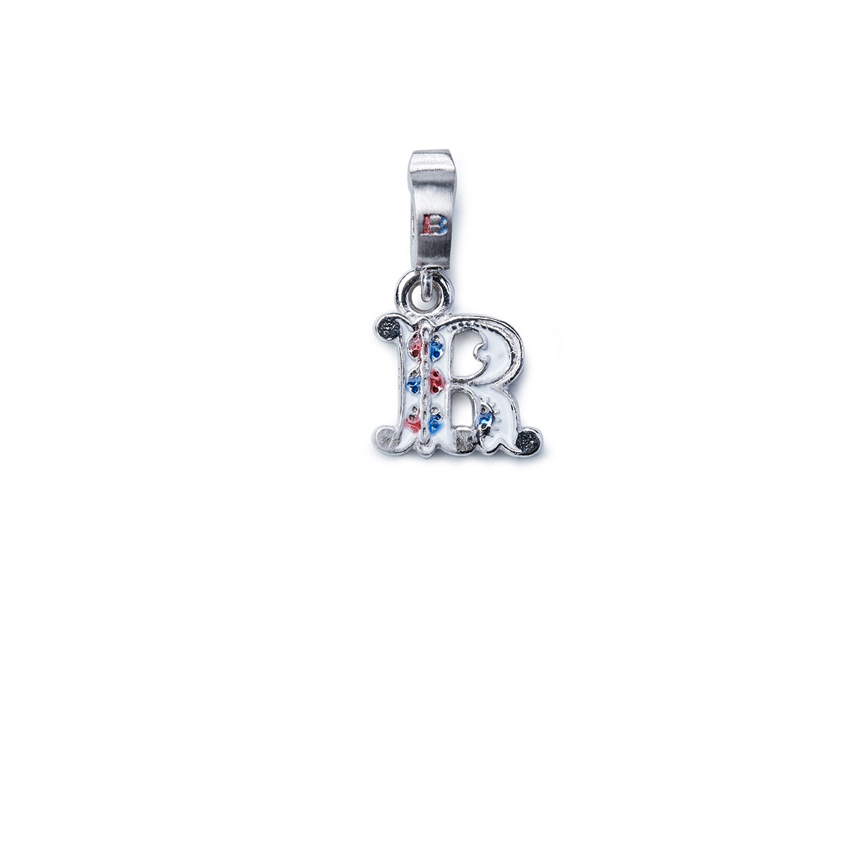 Mini Charm lettera R argento