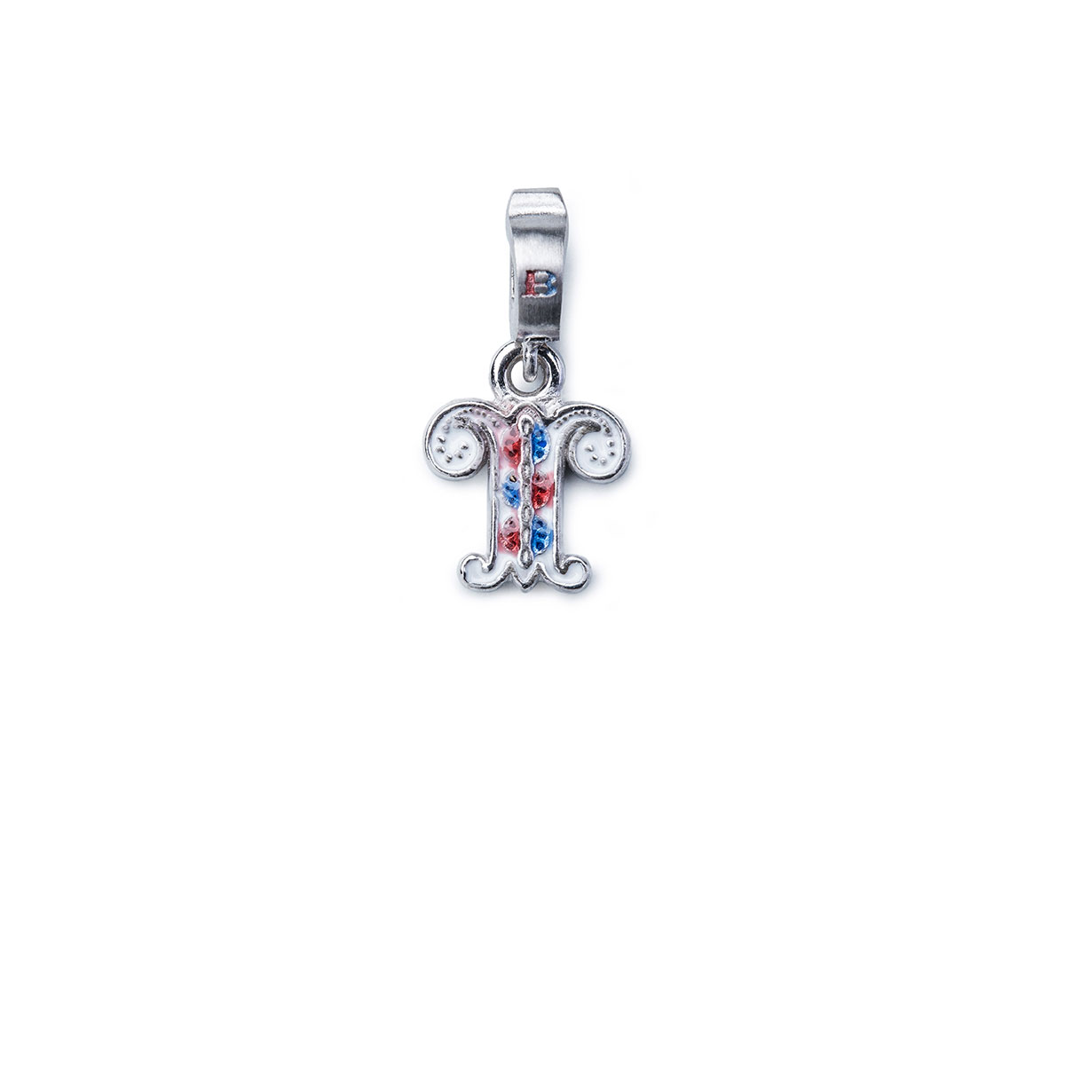 Mini Charm lettera T argento Mini Charm lettera T argento