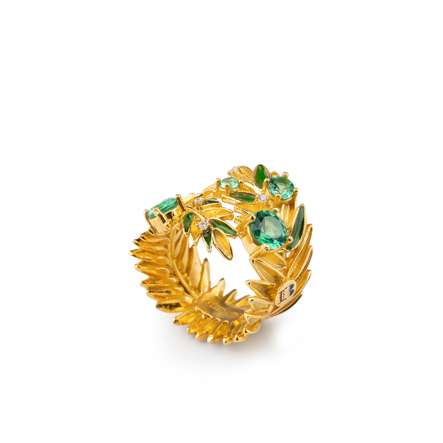ANELLO PALME IN ARG TIT 925% ANELLO PALME IN ARG TIT 925%