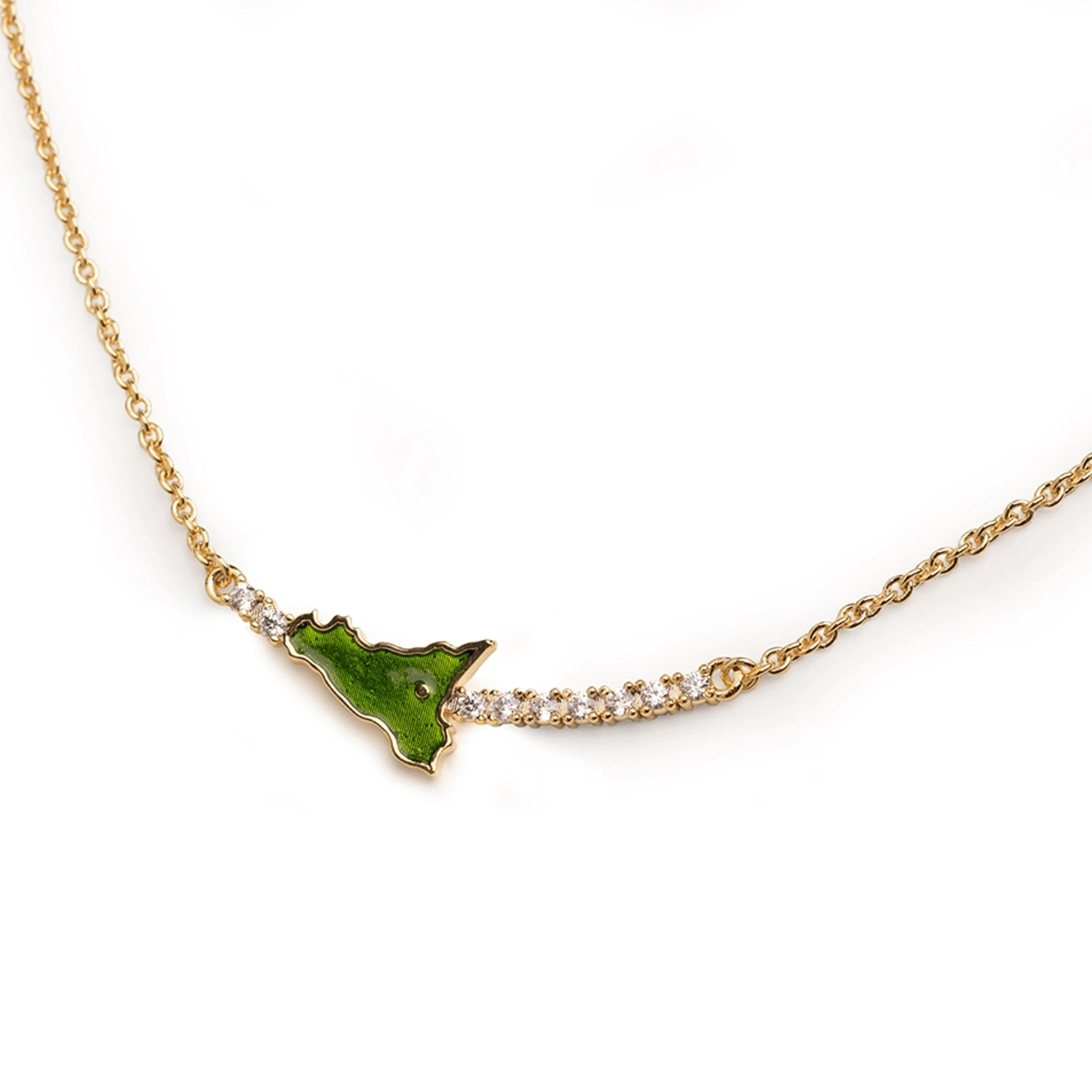 COLLANA EASY SICILIA IN BRONZO