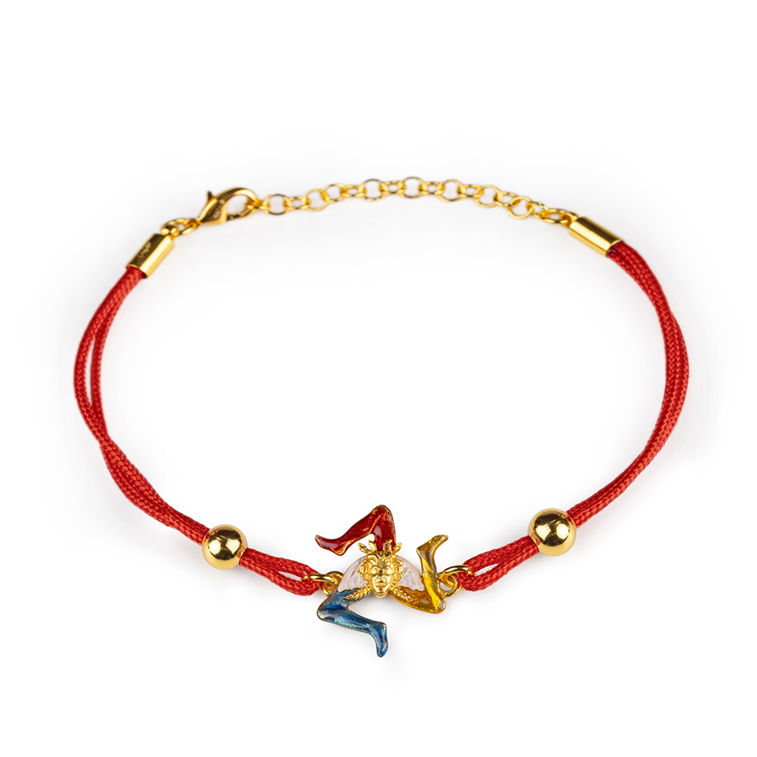 BRACCIALE CORDINO NEW TRINACRIA IN LEGA IBG