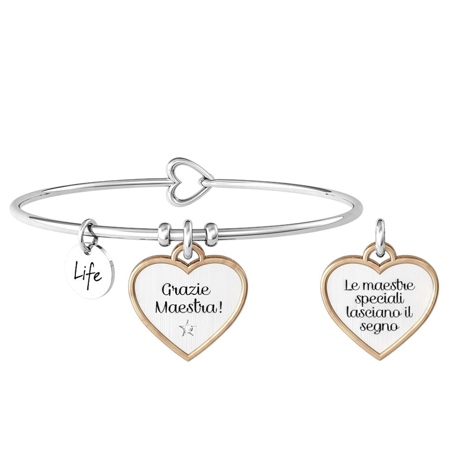 BRACCIALE - CUORE - GRAZIE MAESTRA BRACCIALE - CUORE - GRAZIE MAESTRA