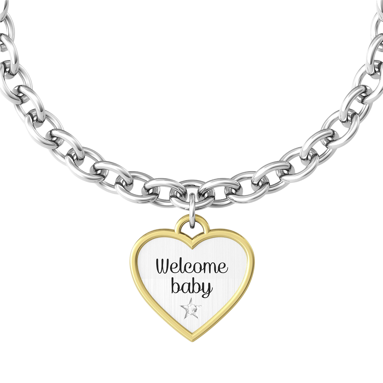 BRACCIALE - CUORE - WELCOME BABY BRACCIALE - CUORE - WELCOME BABY