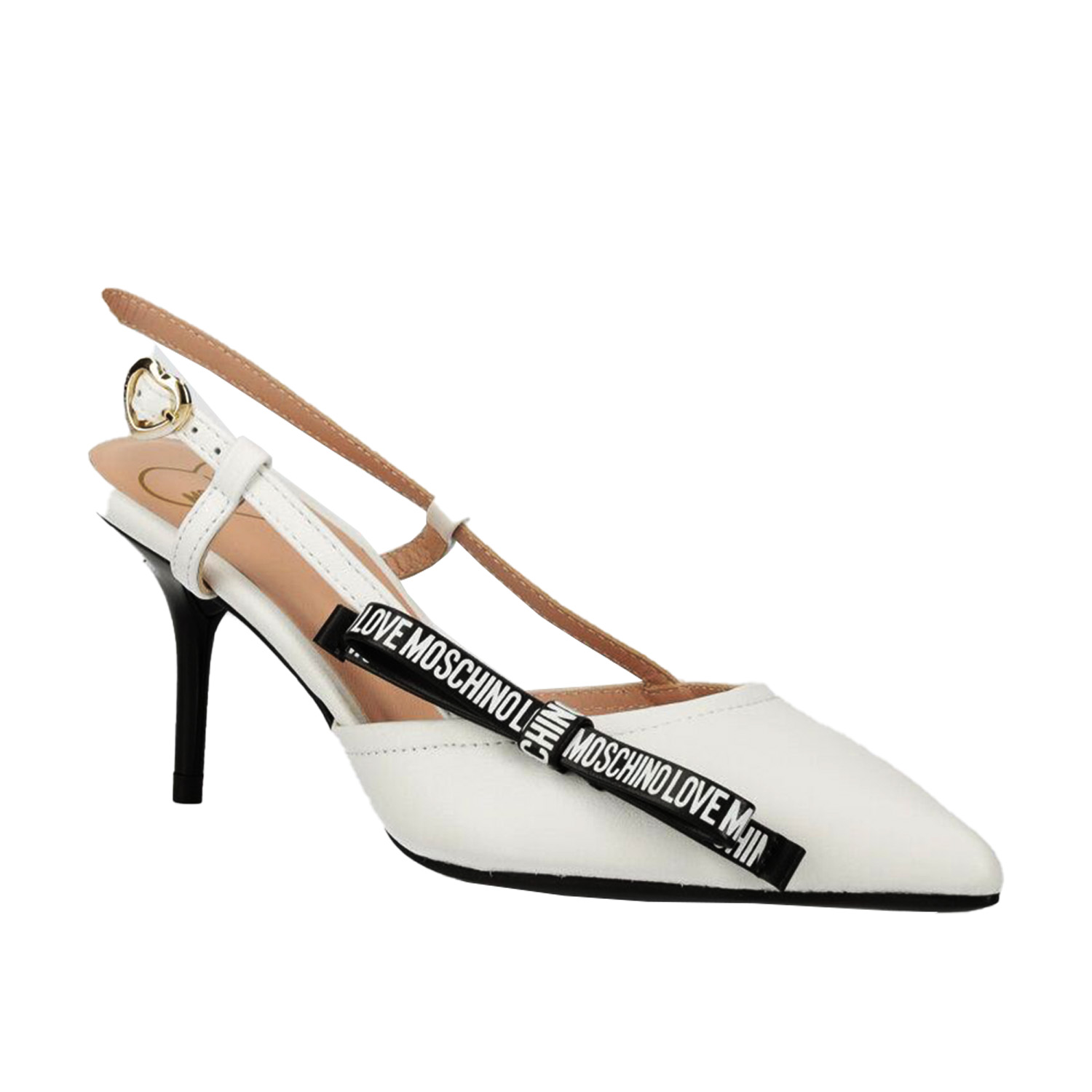 SCARPAD  SPILLO70 NAPPA BIANCO
