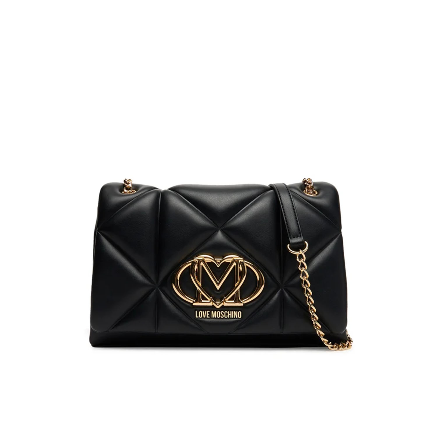 BORSA PU EMBOSSED NERO