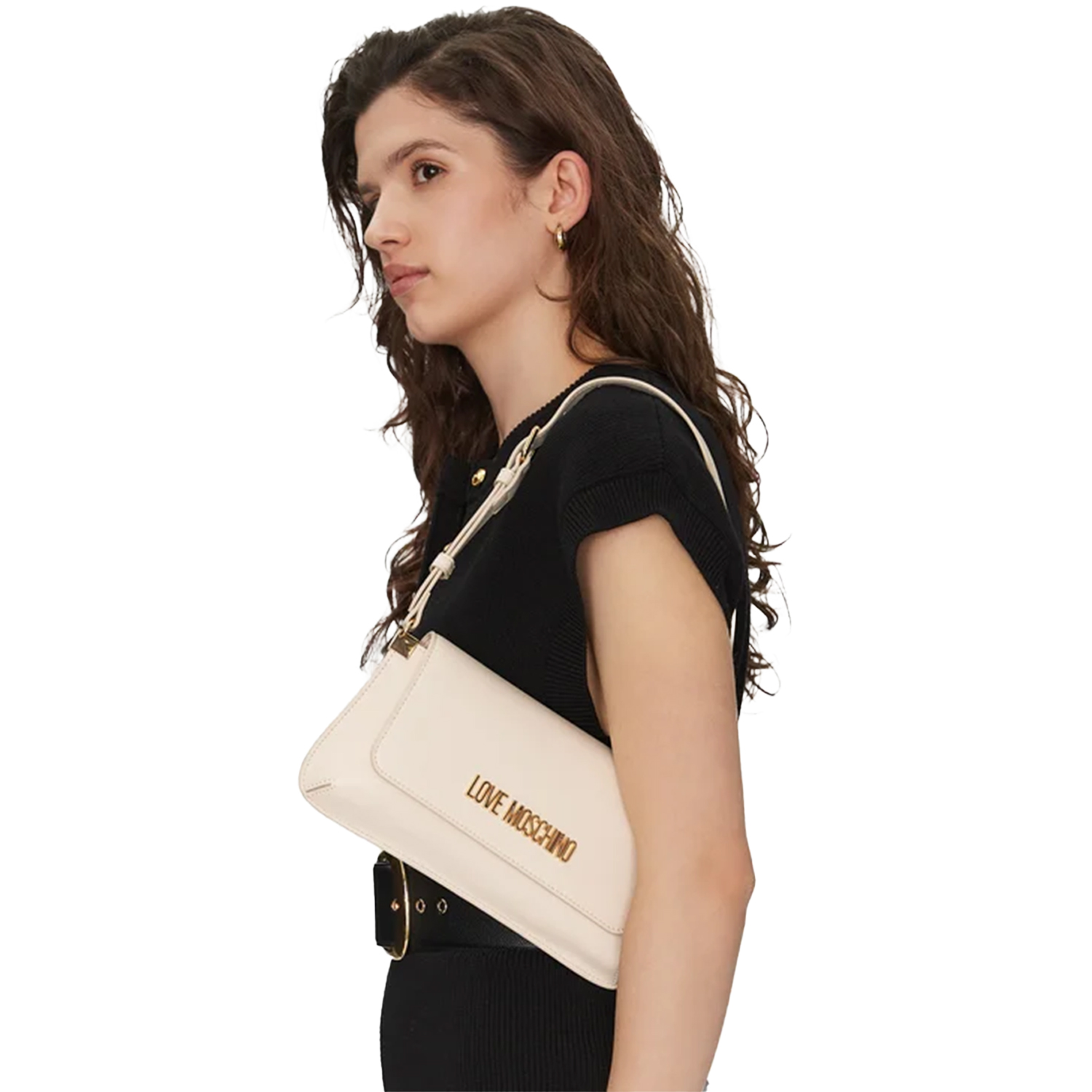 BORSA PU LISCIO AVORIO