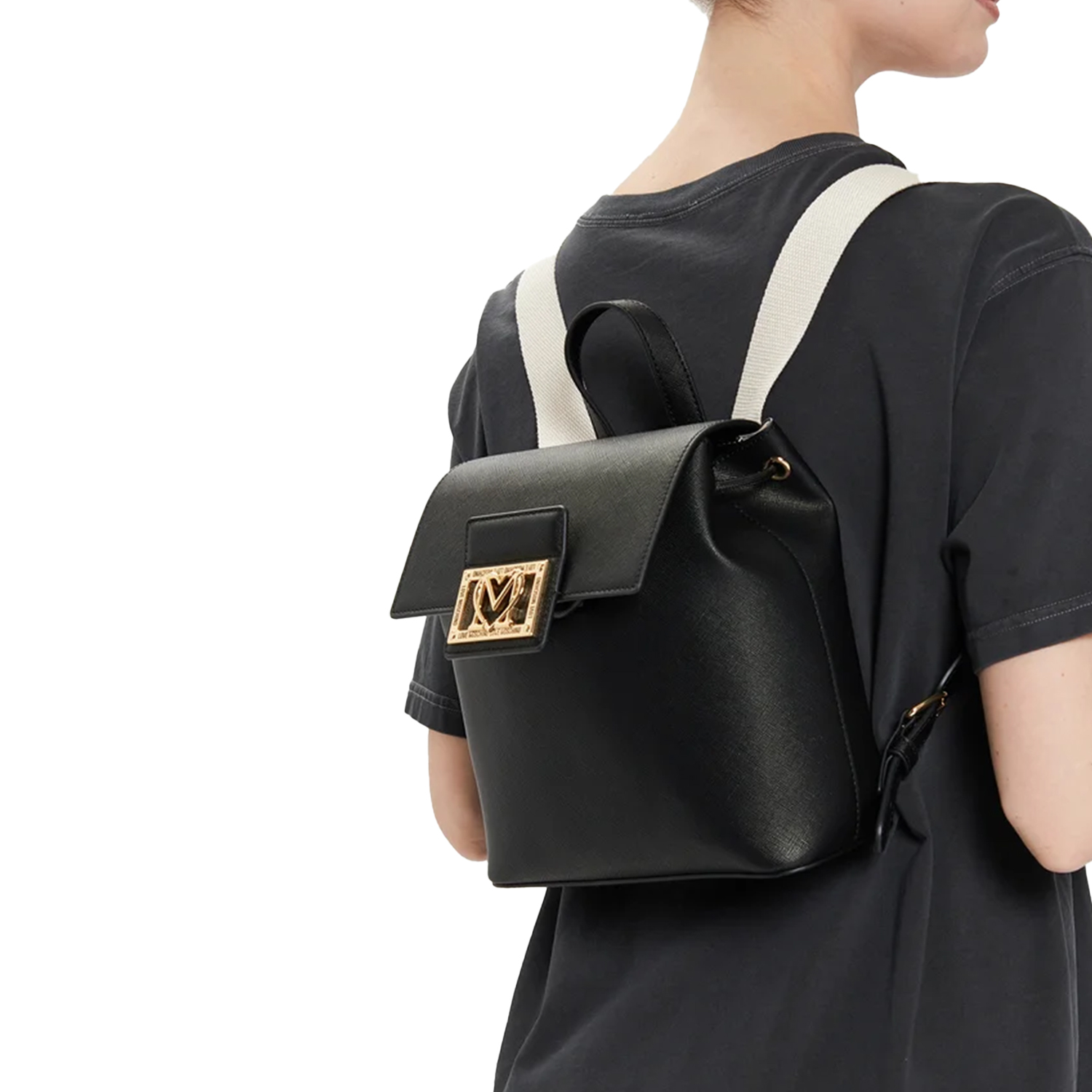 ZAINO SAFFIANO PU NERO