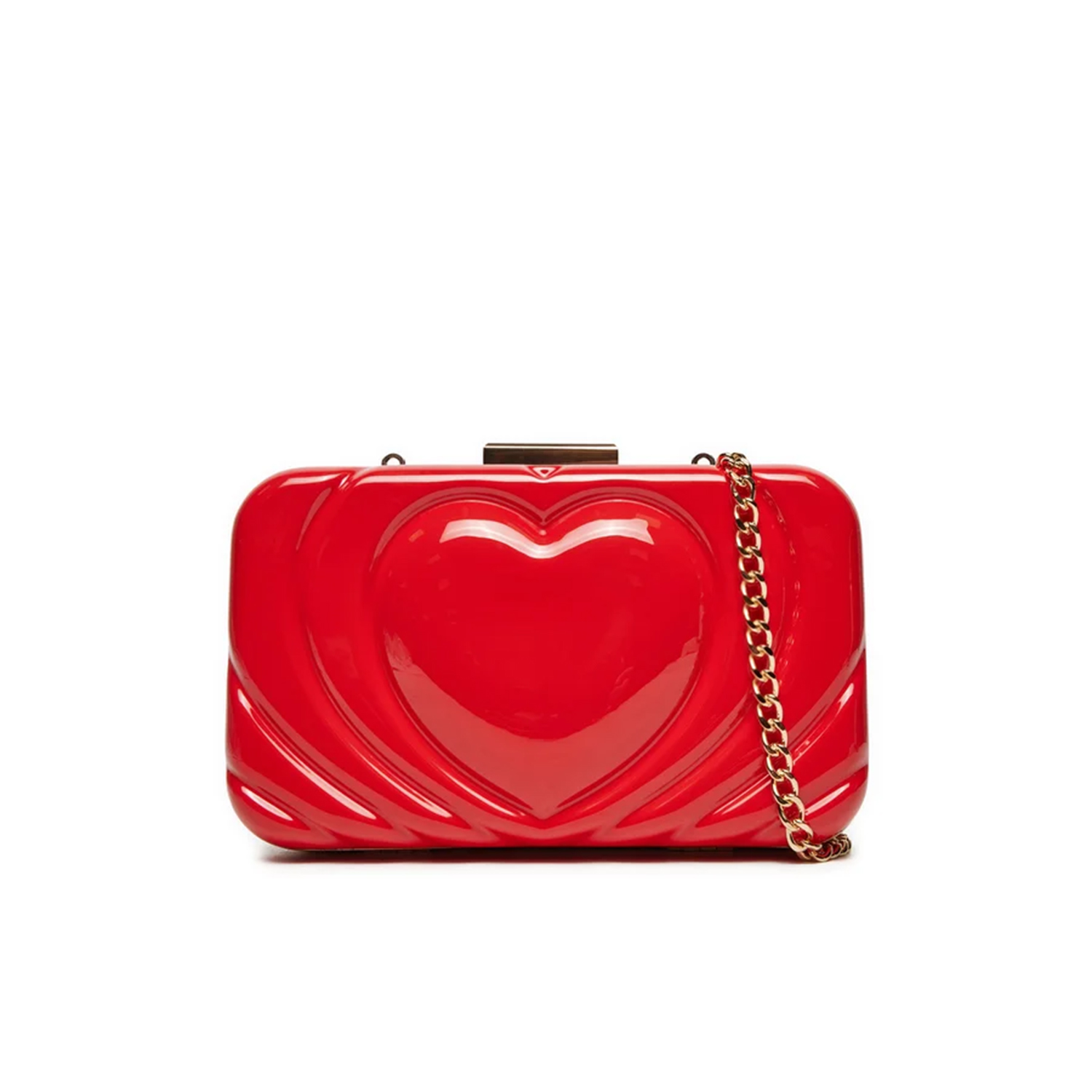 BORSA CLUTCH PVC ROSSO