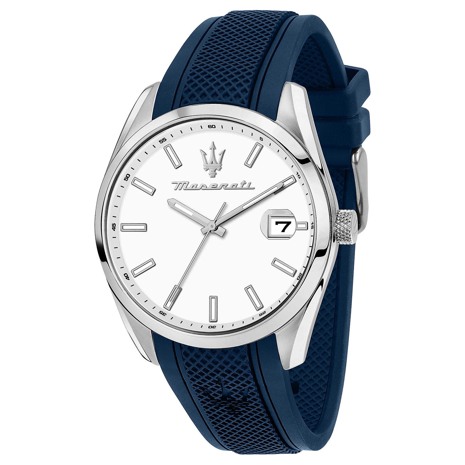 ATTRAZIONE 43MM 3H WHITE DIAL