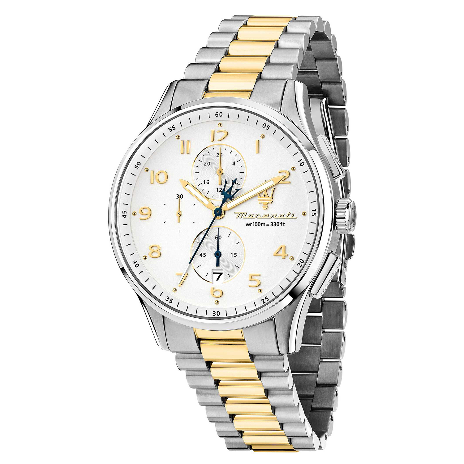 SORPASSO 42MM CHR W/SILVER DIAL