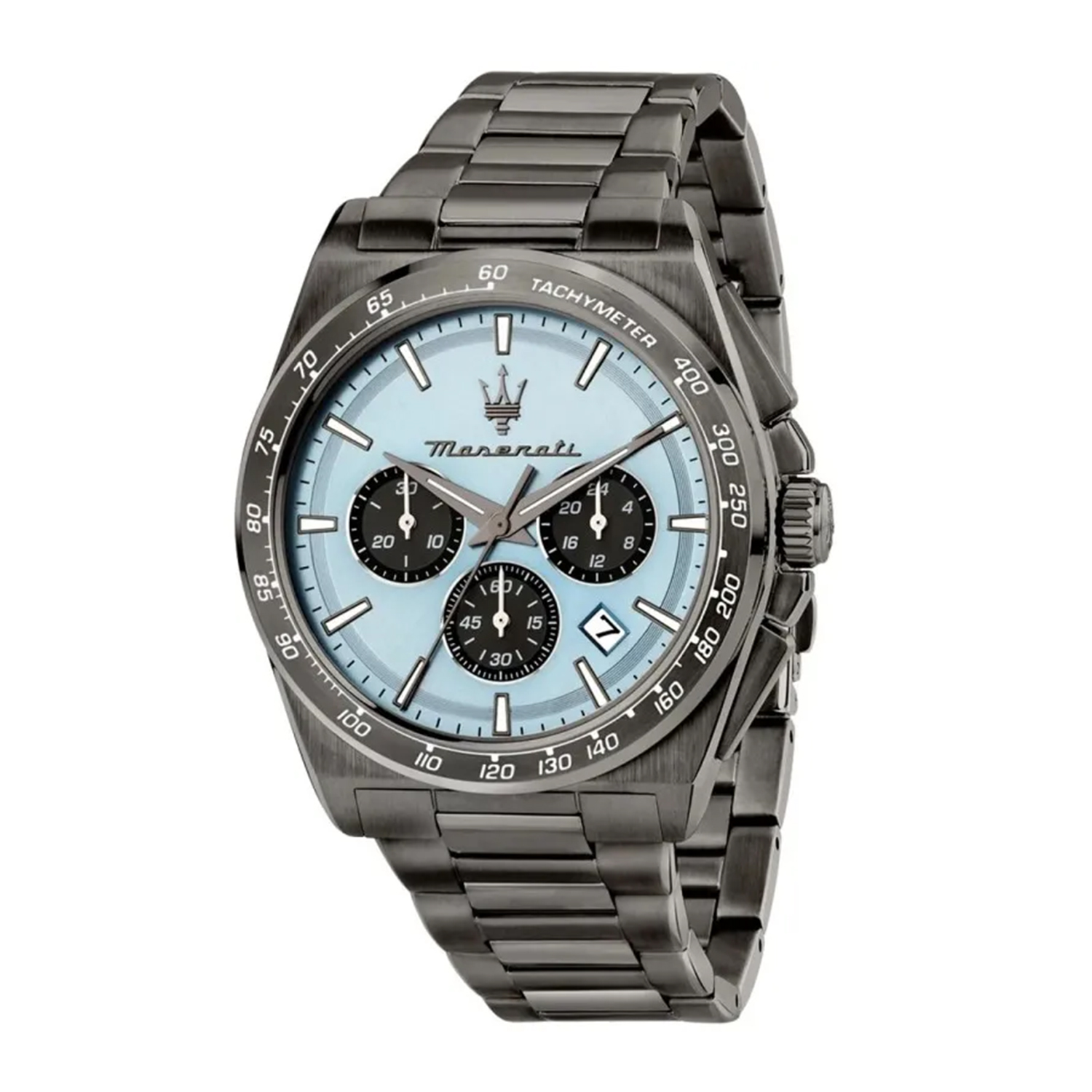 VELOCITA 43MM CHRO BLUE DIAL GUN