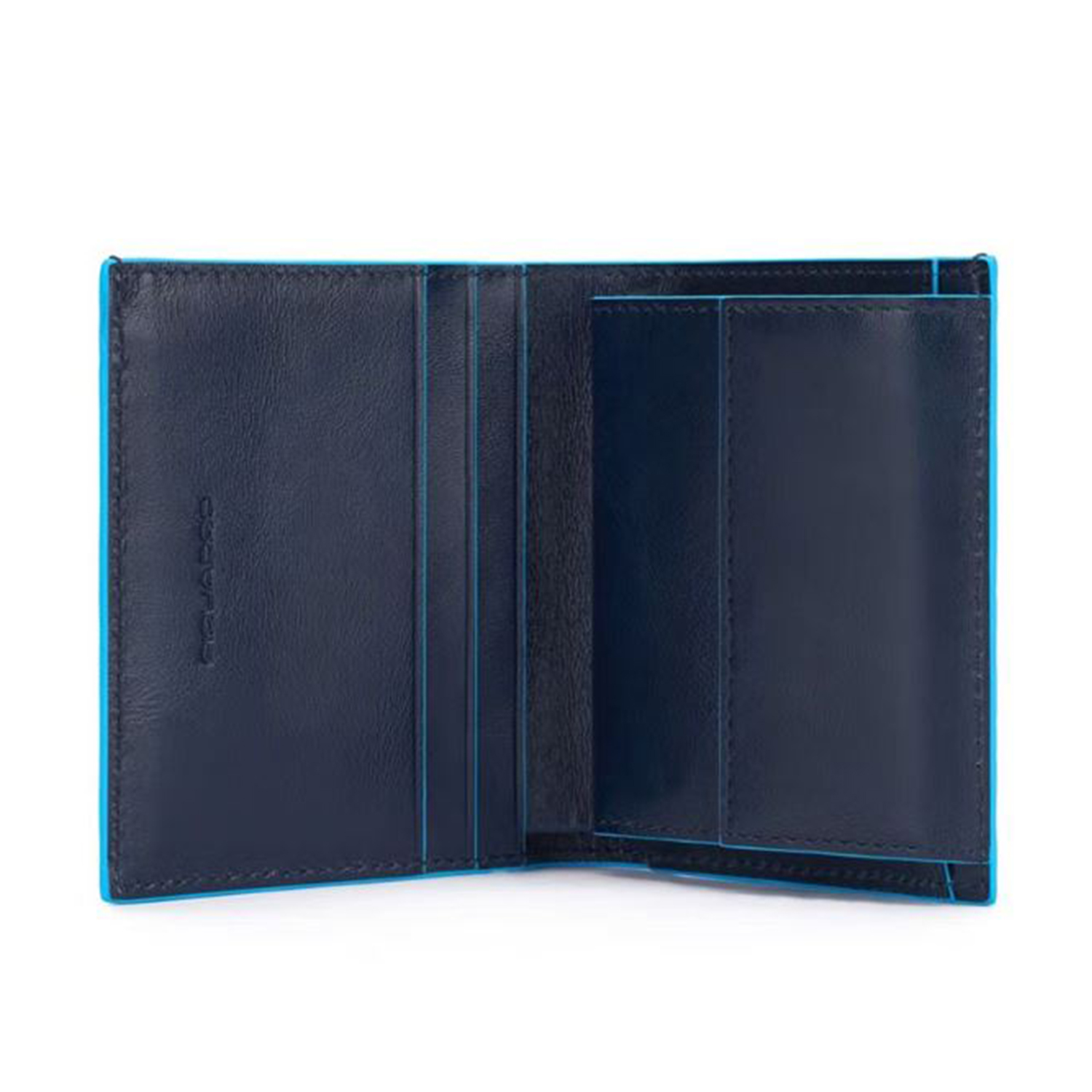 PORTAFOGLIO TRIFOLD COMPATTO PELLE E PORTAMONETE