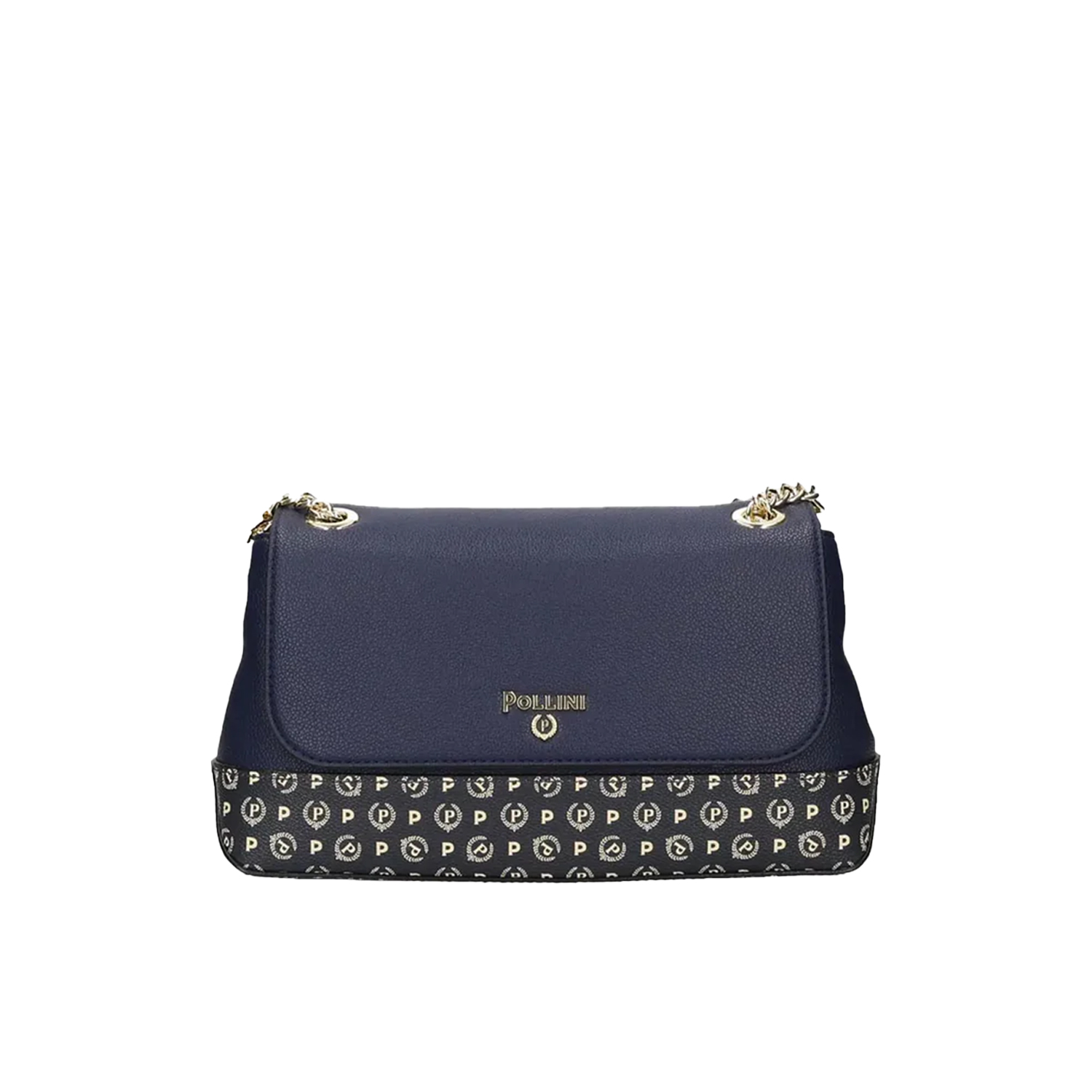 BORSA MINI GRAIN PU NAVY+H PVC BLU