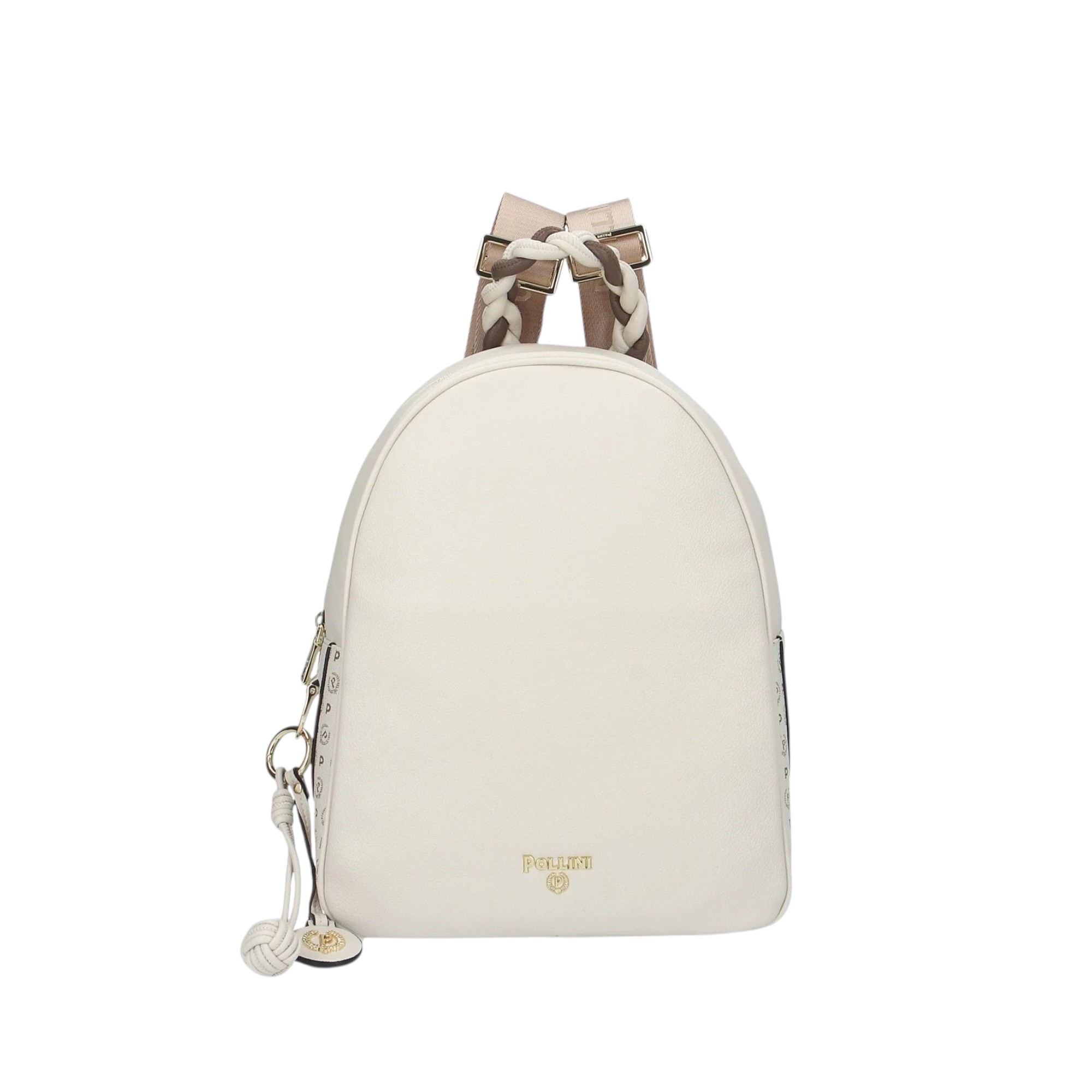 BORSA MINI GR,PU+H PVC AVORIO/TAUPE