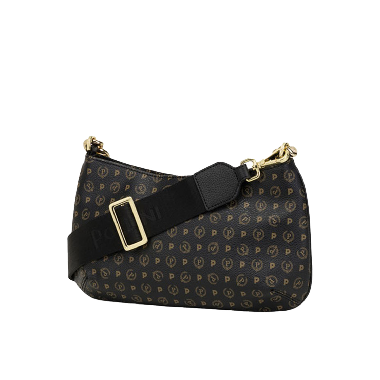 BORSA HERITAGE PVC NERO/VIT NERO
