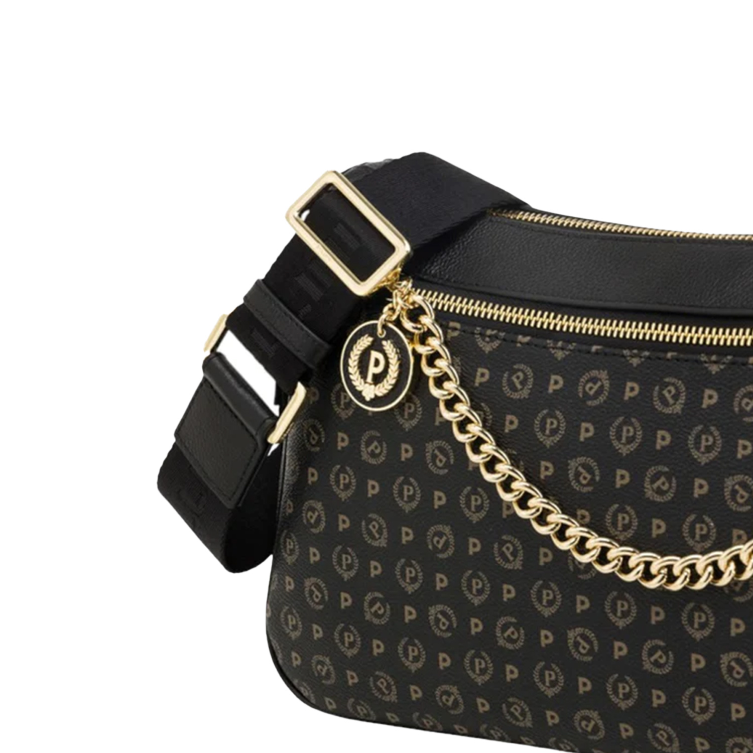 BORSA HERITAGE PVC NERO + VIT NERO