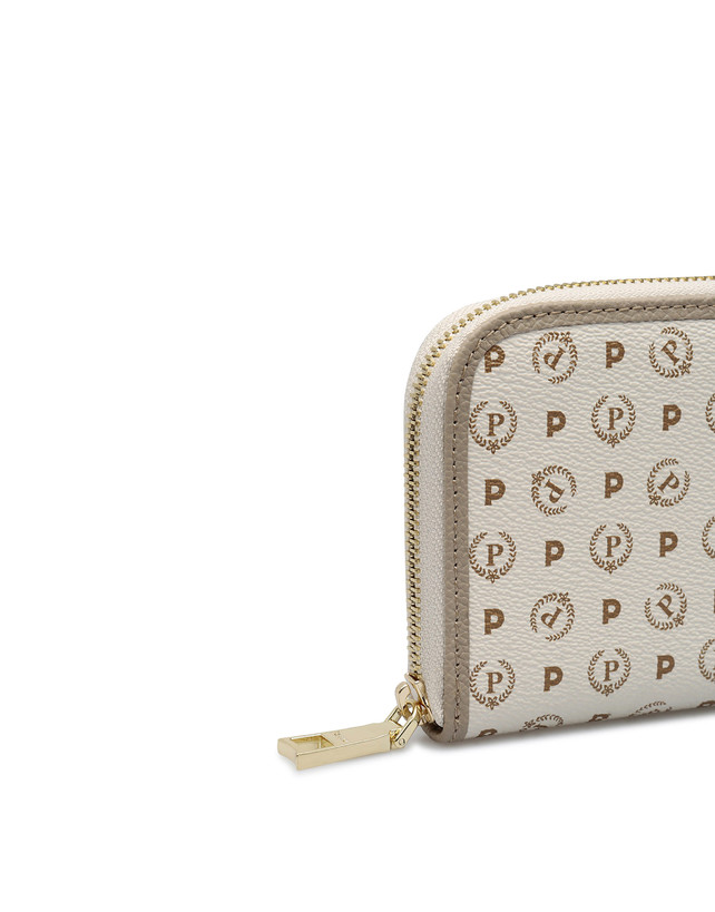 HERITAGE PORTAFOGLI PVC AVORIO VIT GHIACCIO