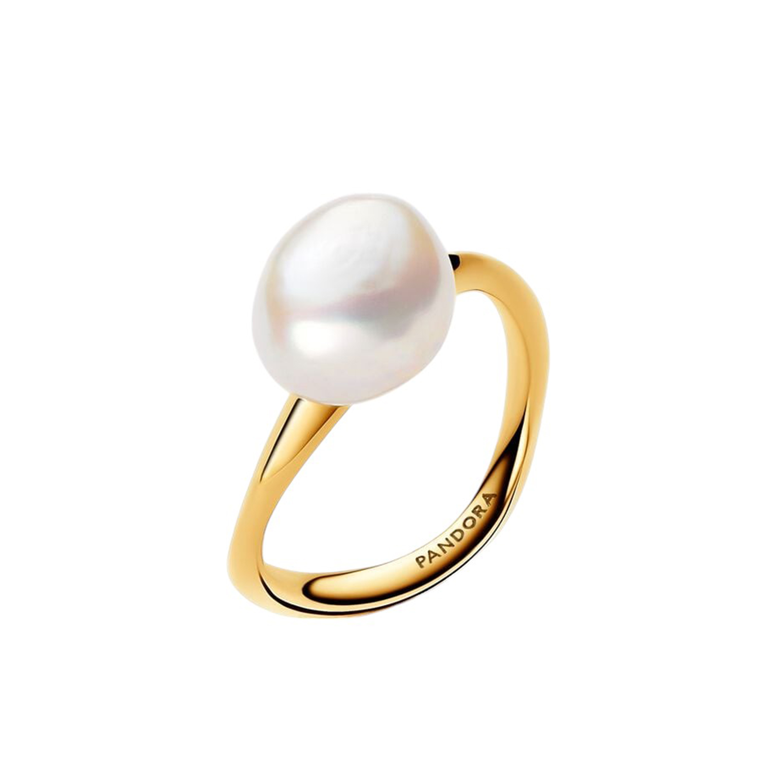 ANELLO PERLA BAROCCA D’ACQUA DOLCE COLTIVATA