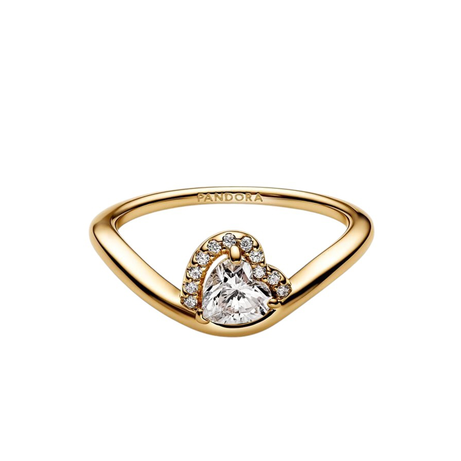 ANELLO ONDA CON CUORE LUMINOSO