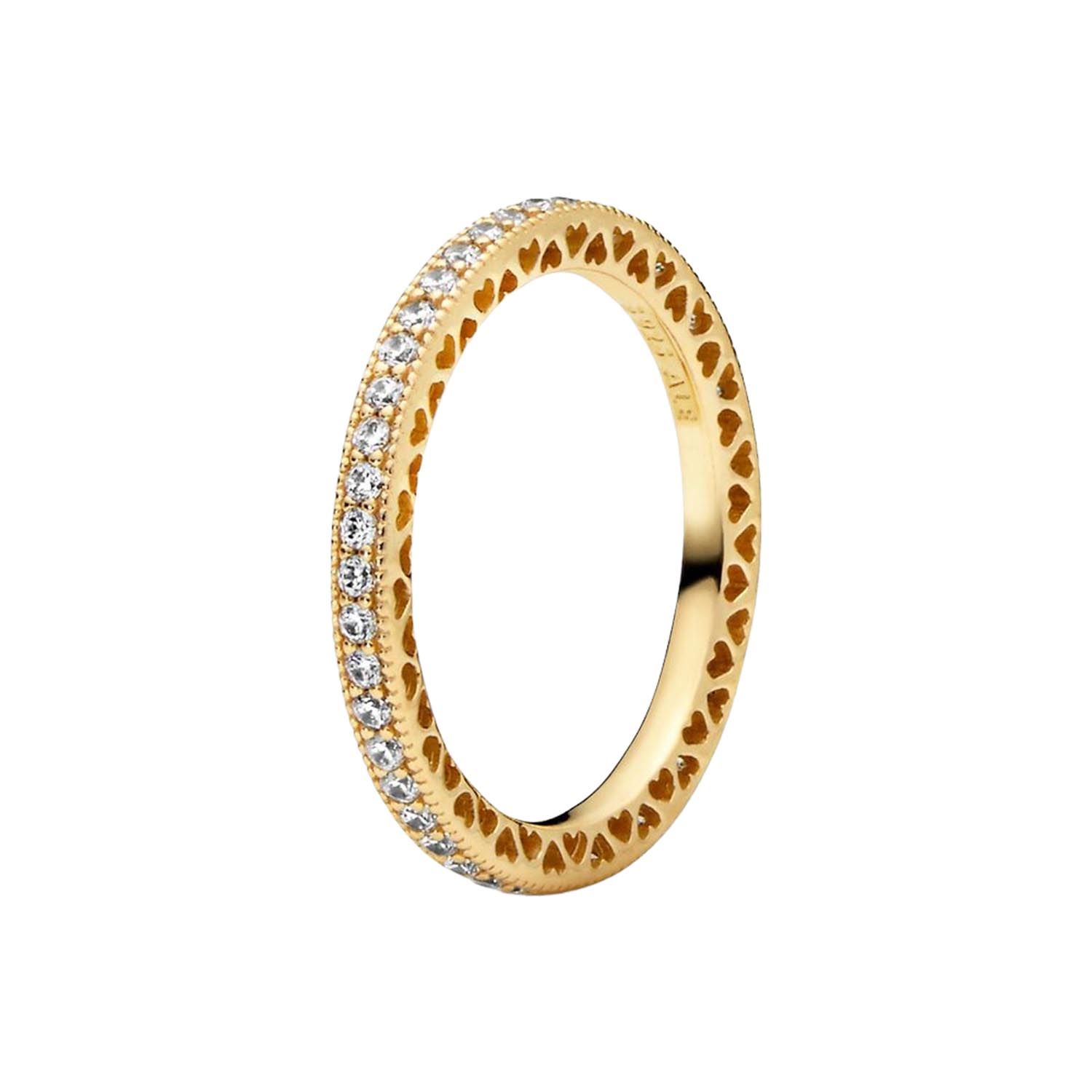 Anello Cuori scintillante
