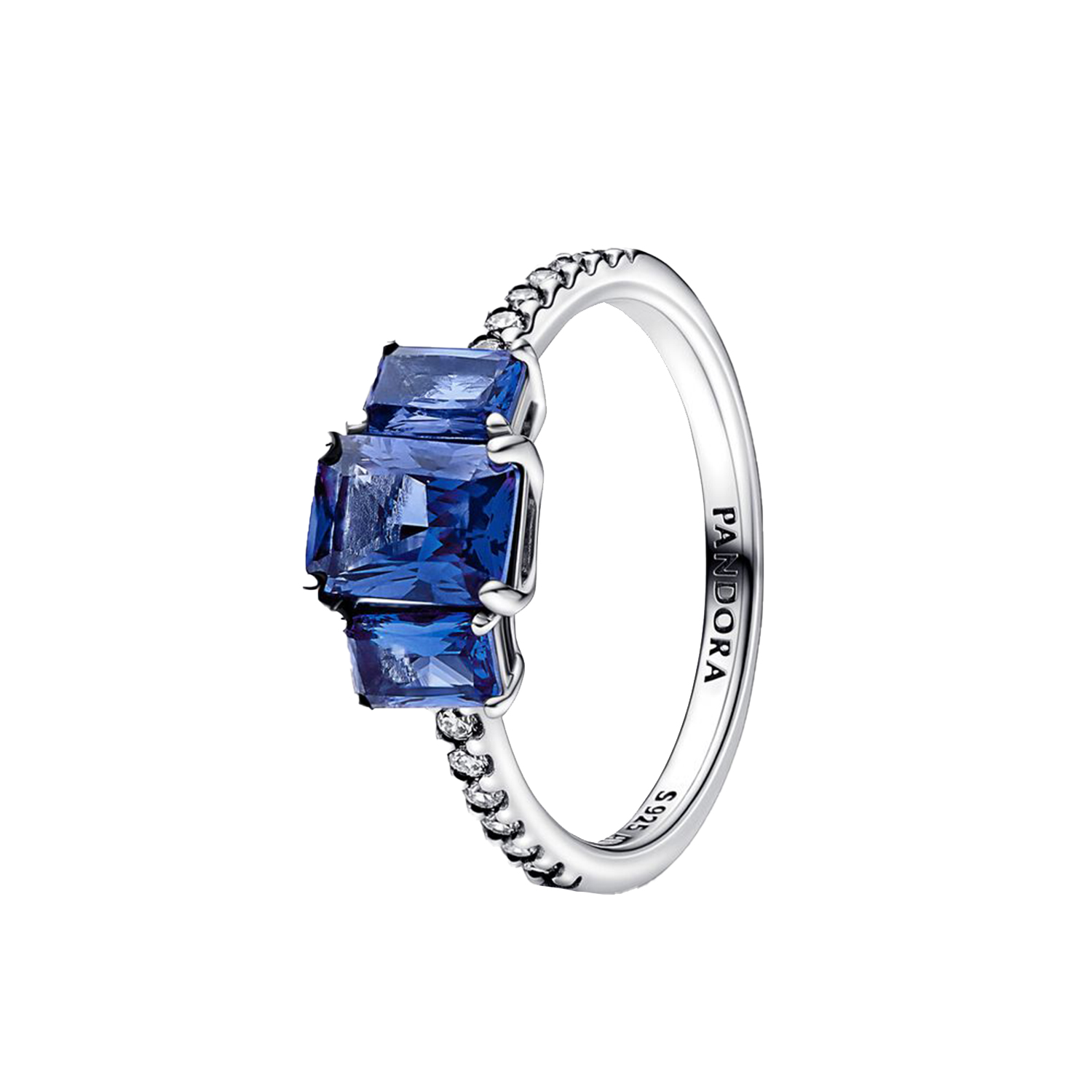 ANELLO TRILOGY PIETRE BLU