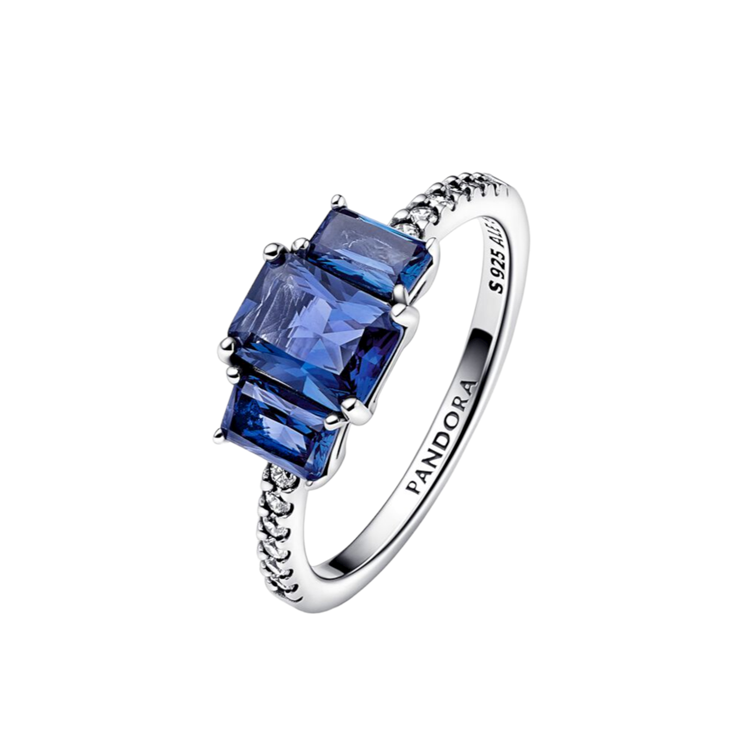 ANELLO TRILOGY PIETRE BLU