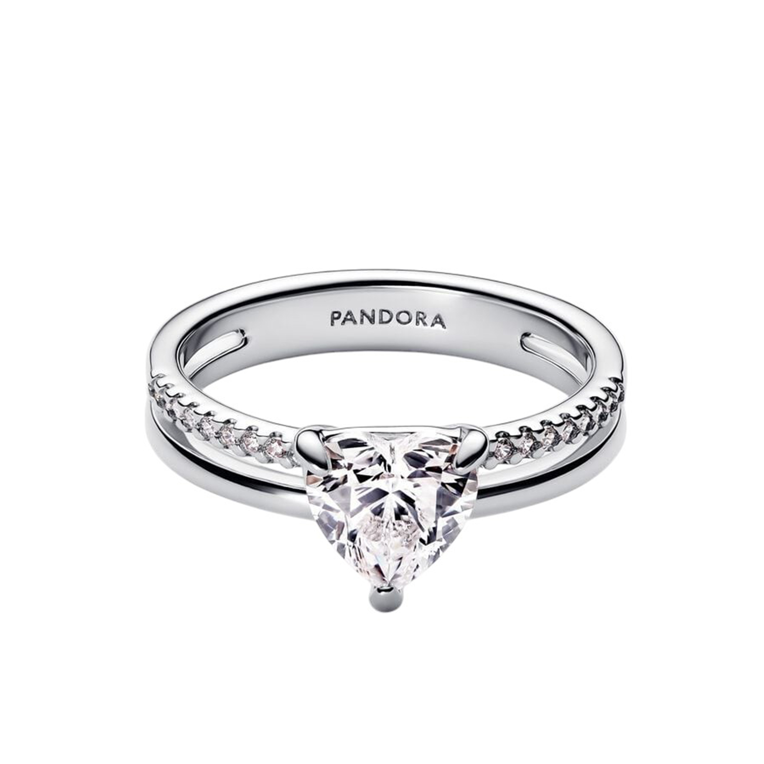 ANELLO DOPPIA FASCIA CON CUORE