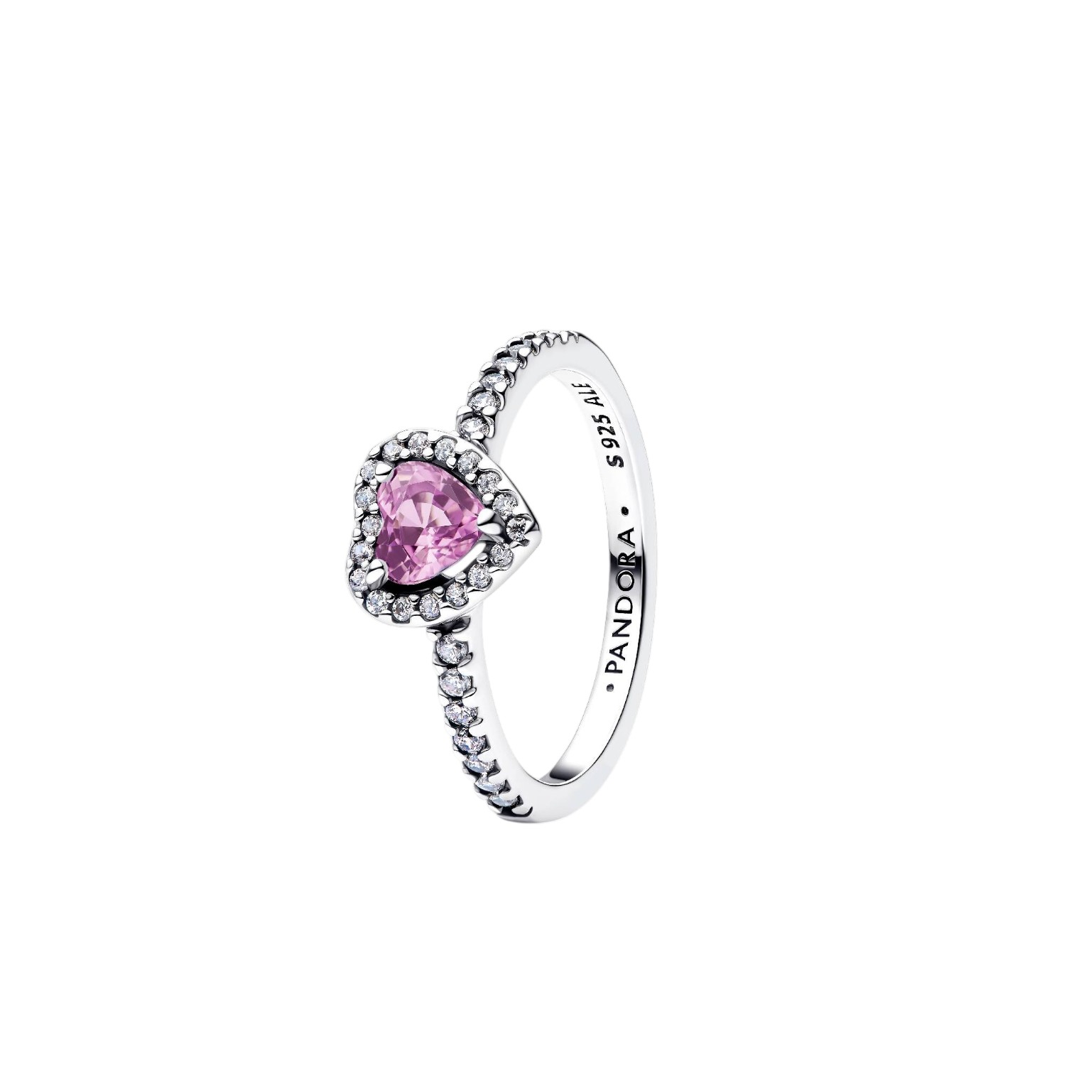 ANELLO CUORE IN RILIEVO VIOLA