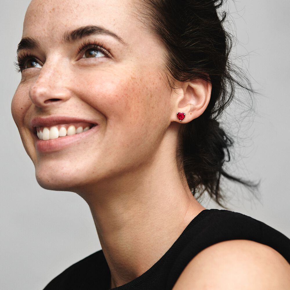 ORECCHINI CUORI ROSSI