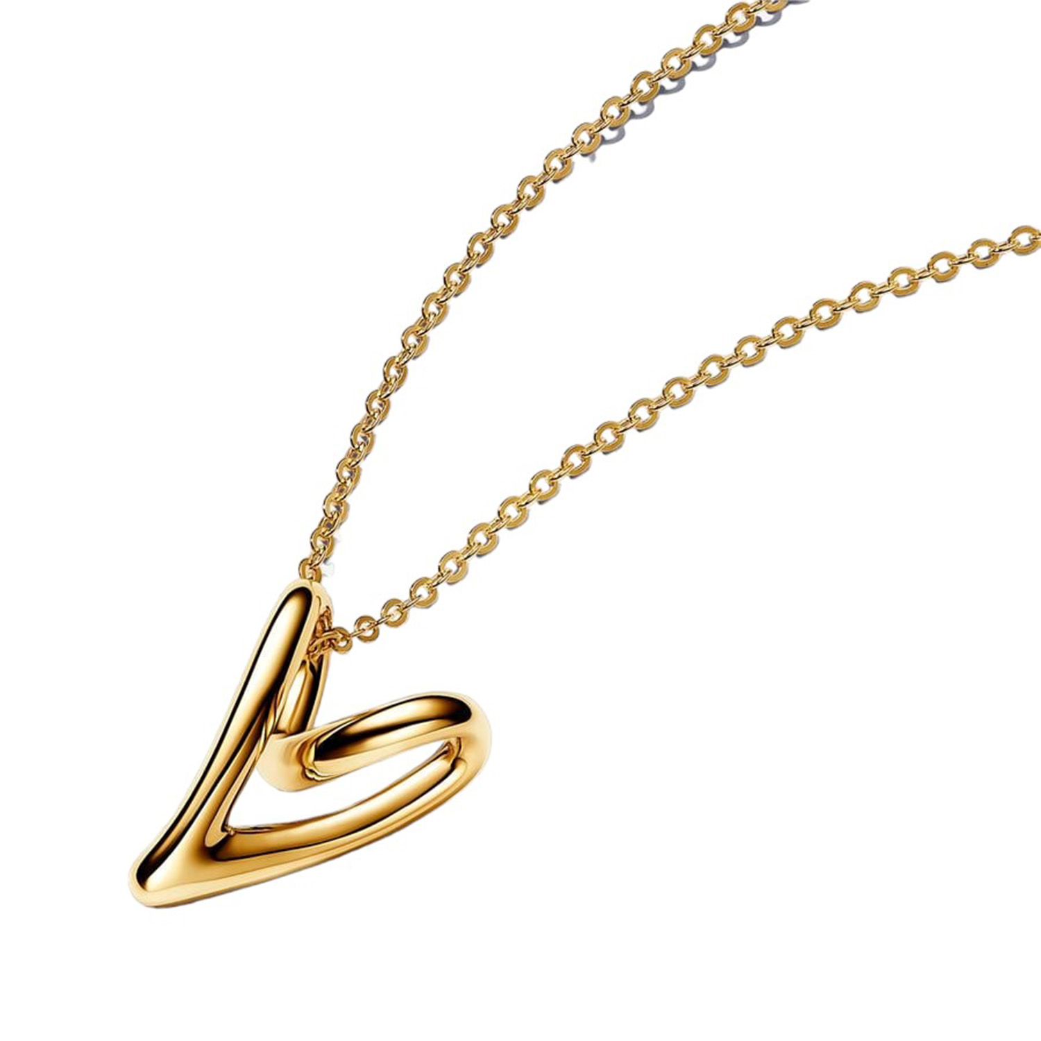 COLLANA CUORE LINEA SINUOSA