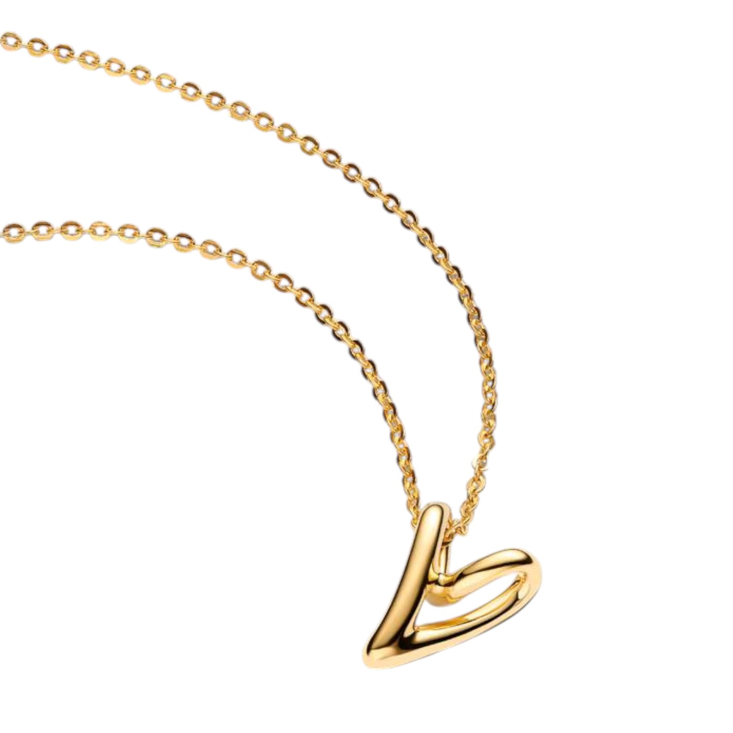 COLLANA CUORE PICCOLO LINEA SINUOSA