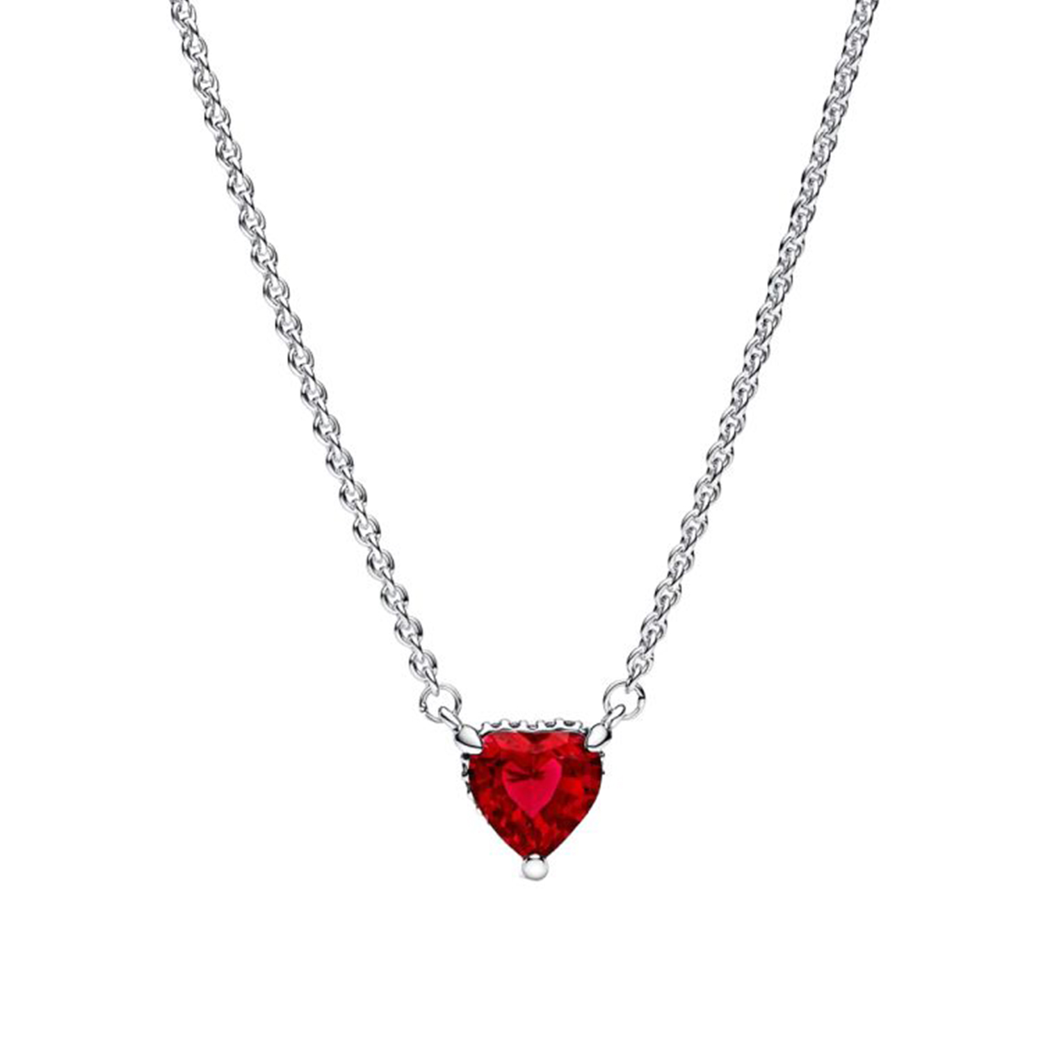 COLLANA CUORE ROSSO