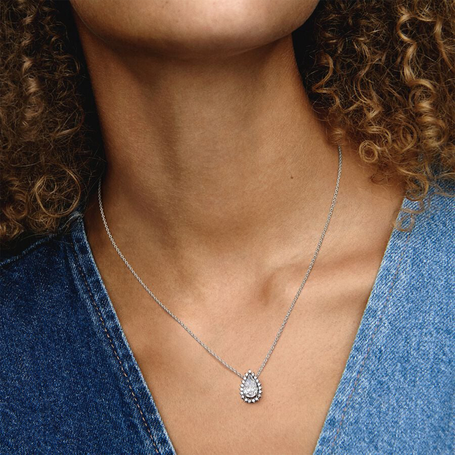 COLLANA PUNTO LUCE GOCCIA