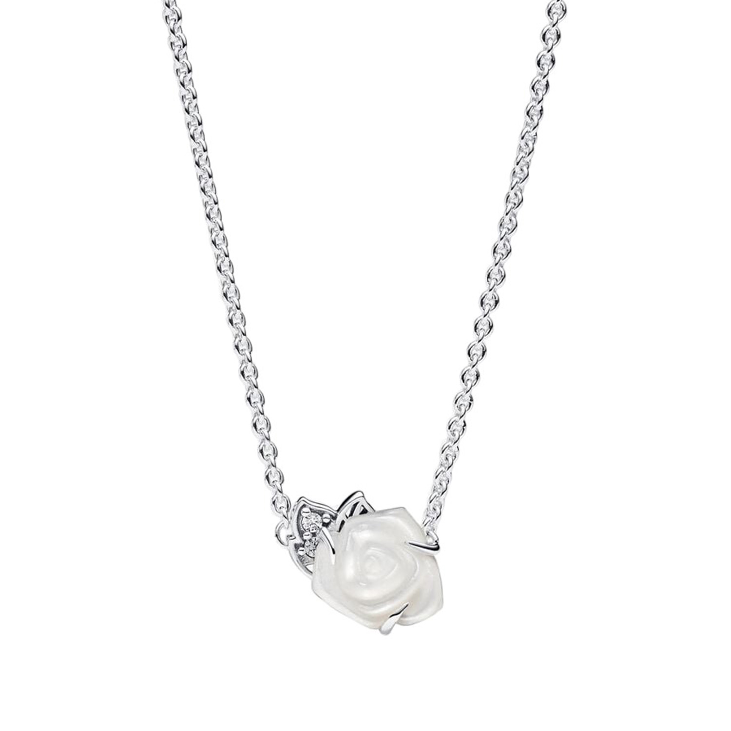 COLLANA ROSA BIANCA
