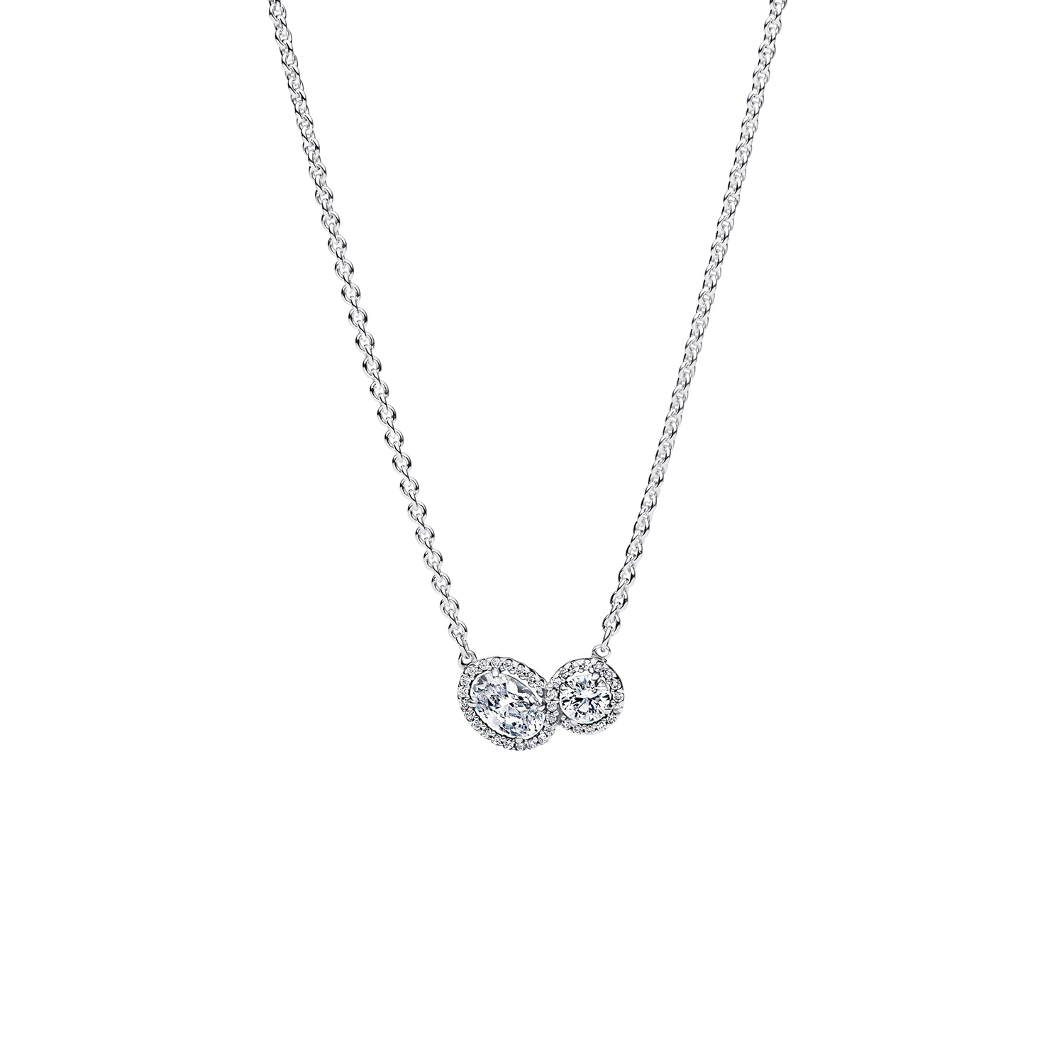 COLLANA DOPPIA PIETRA LUMINOSA