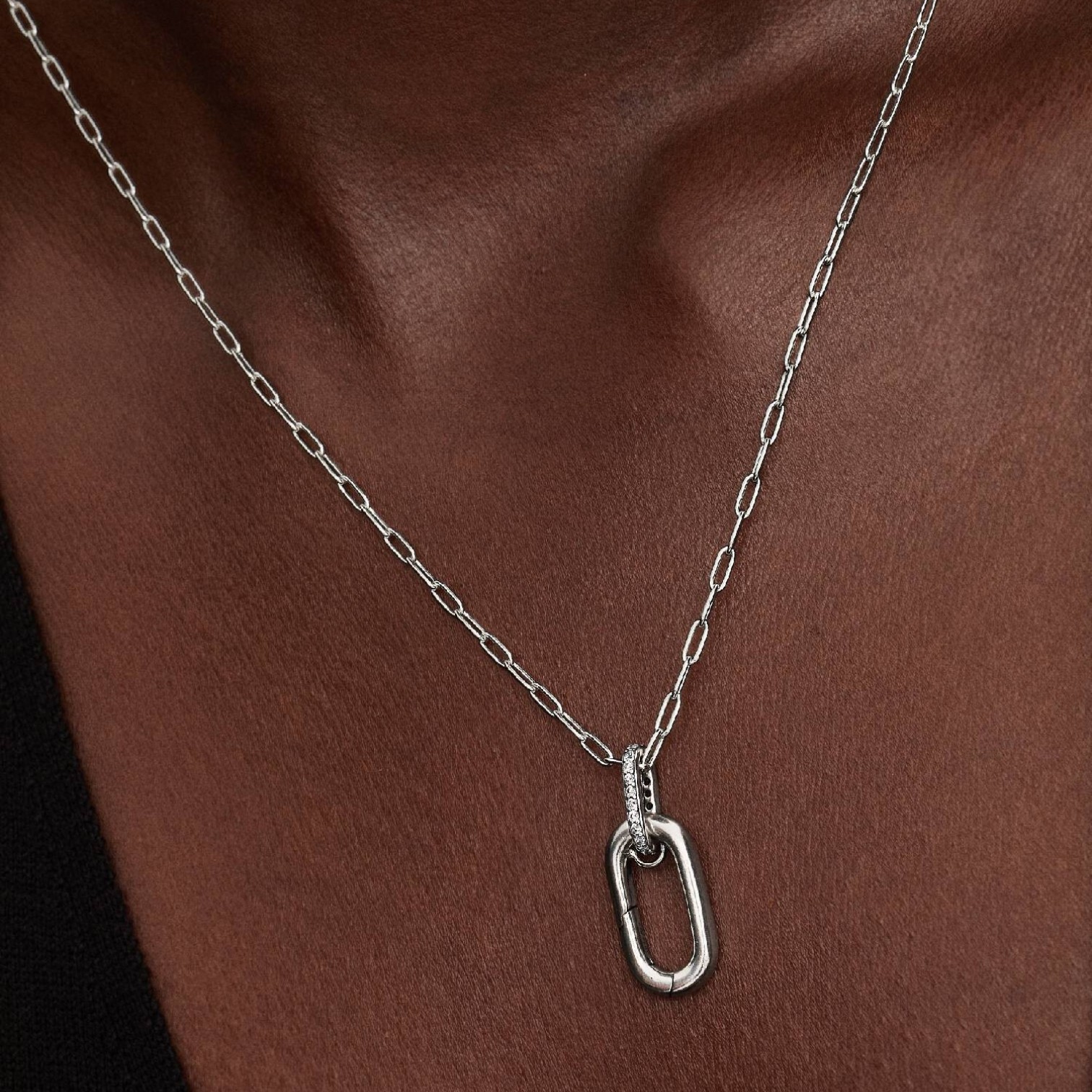 COLLANA CON LINK PENDENTE APRIBILE PANDORA ME