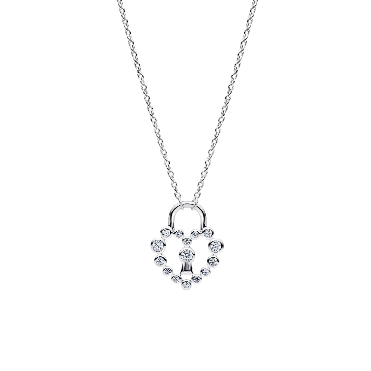 COLLANA LUCCHETTO CUORE LUMINOSO