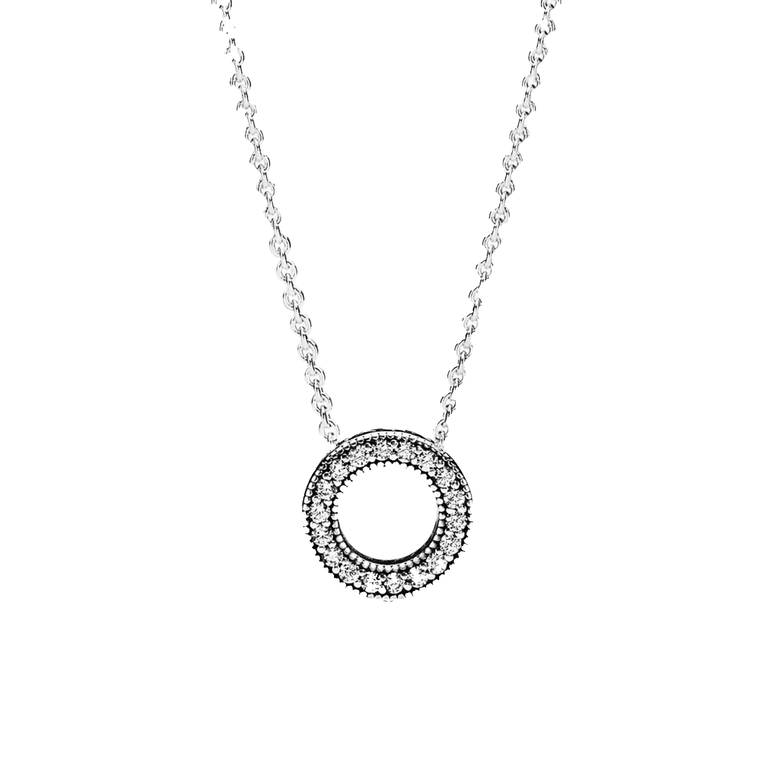 COLLANA CON CERCHIO PAVÉ