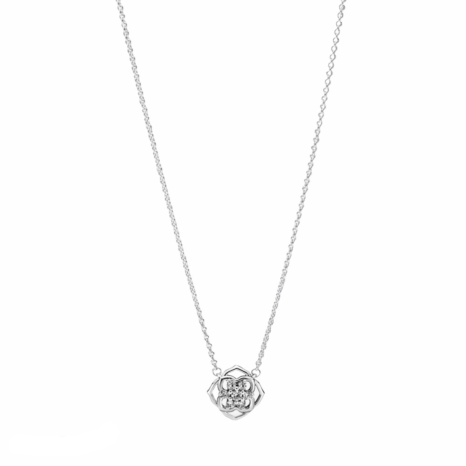 Collier con Doppio Punto Luce Scintillante