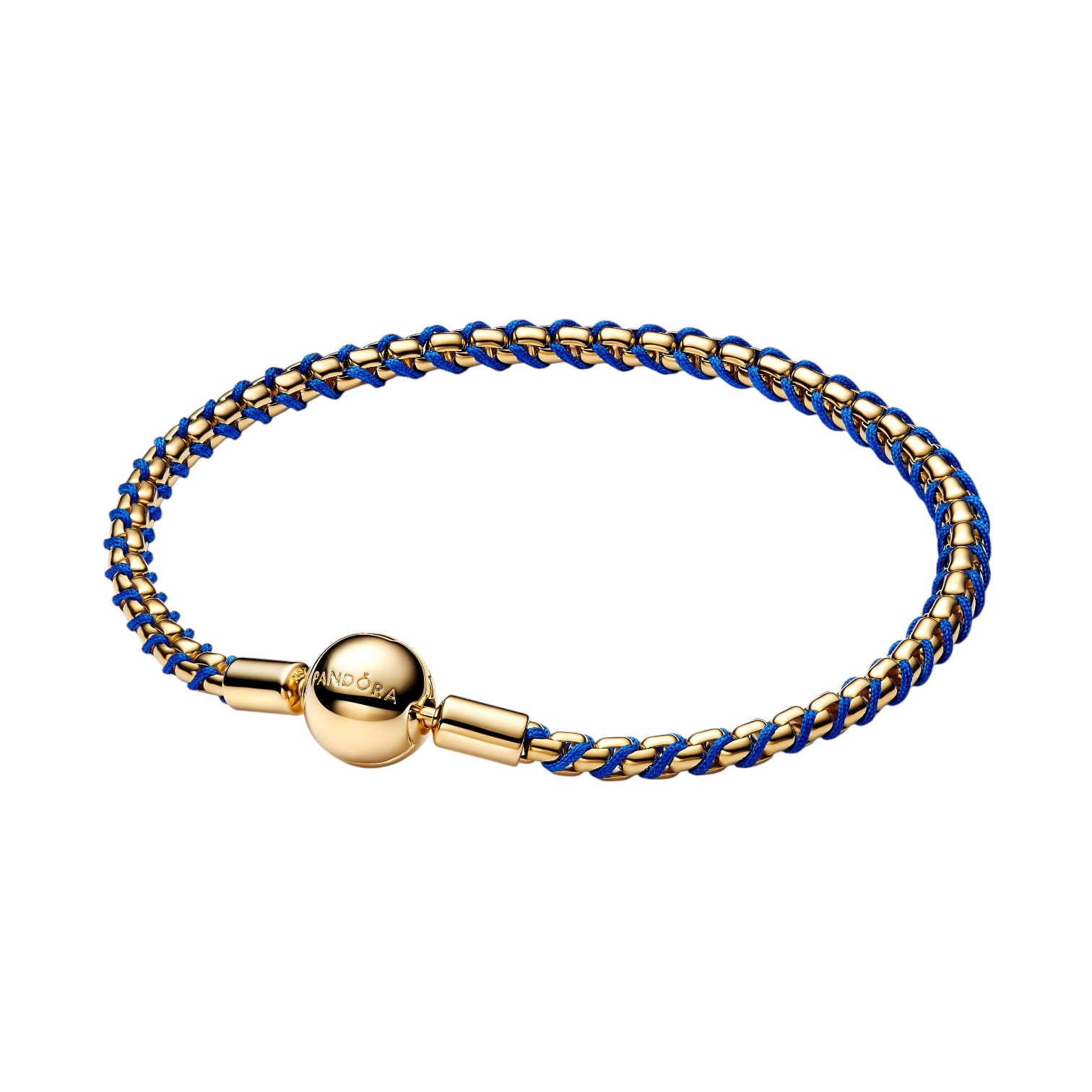 BRACCIALE INTRECCIO TESSUTO BLU