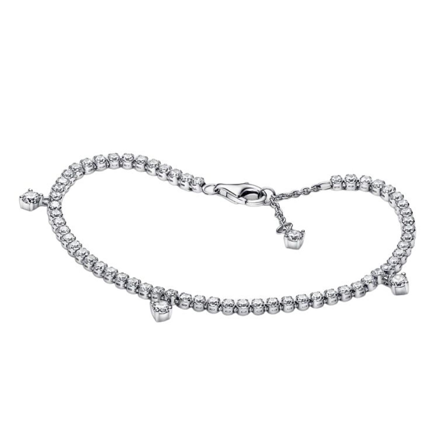 BRACCIALE TENNIS CON GOCCE LUMINOSE