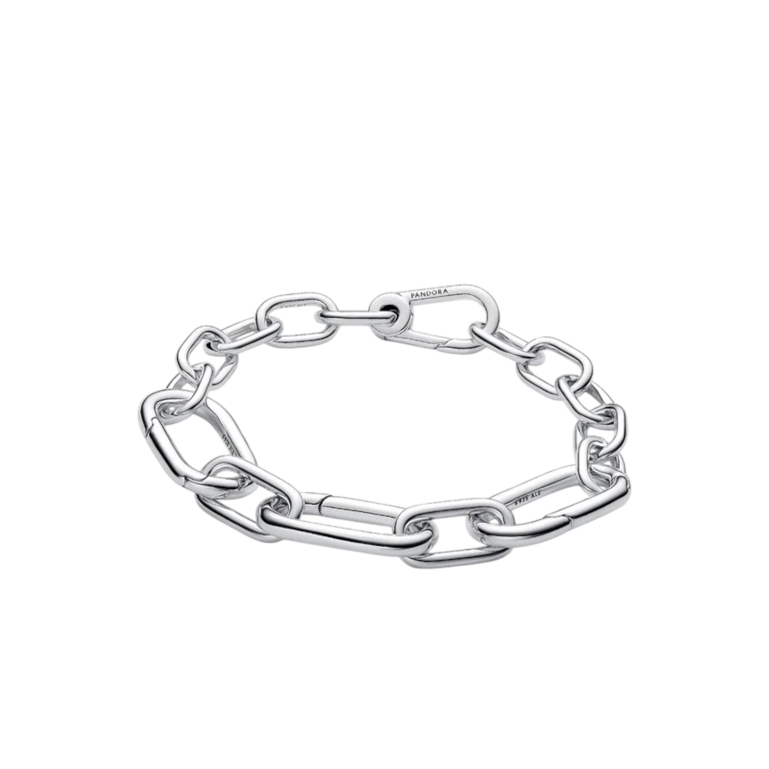 BRACCIALE MAGLIA GEOMETRICA CON CHIUSURA A CUORE