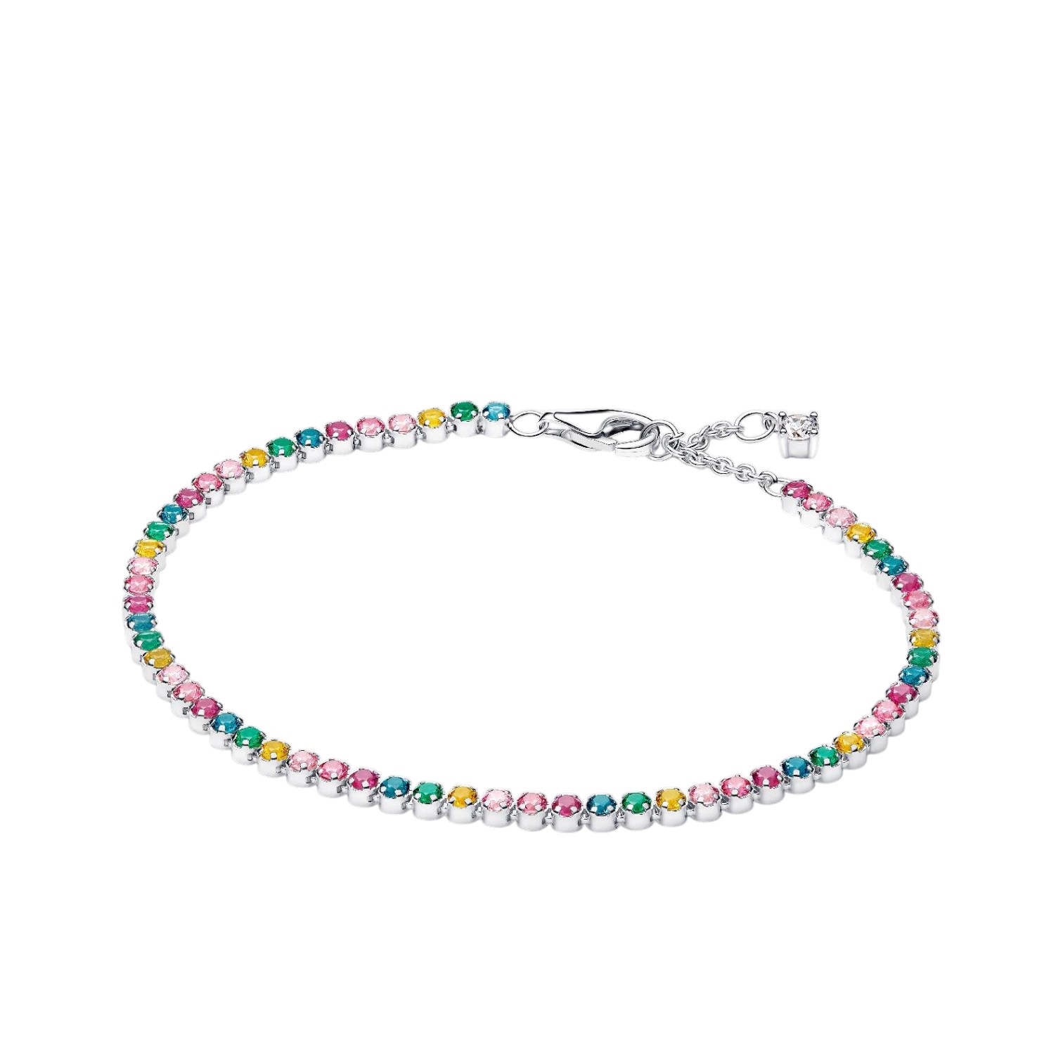 BRACCIALE TENNIS MULTICOLORE