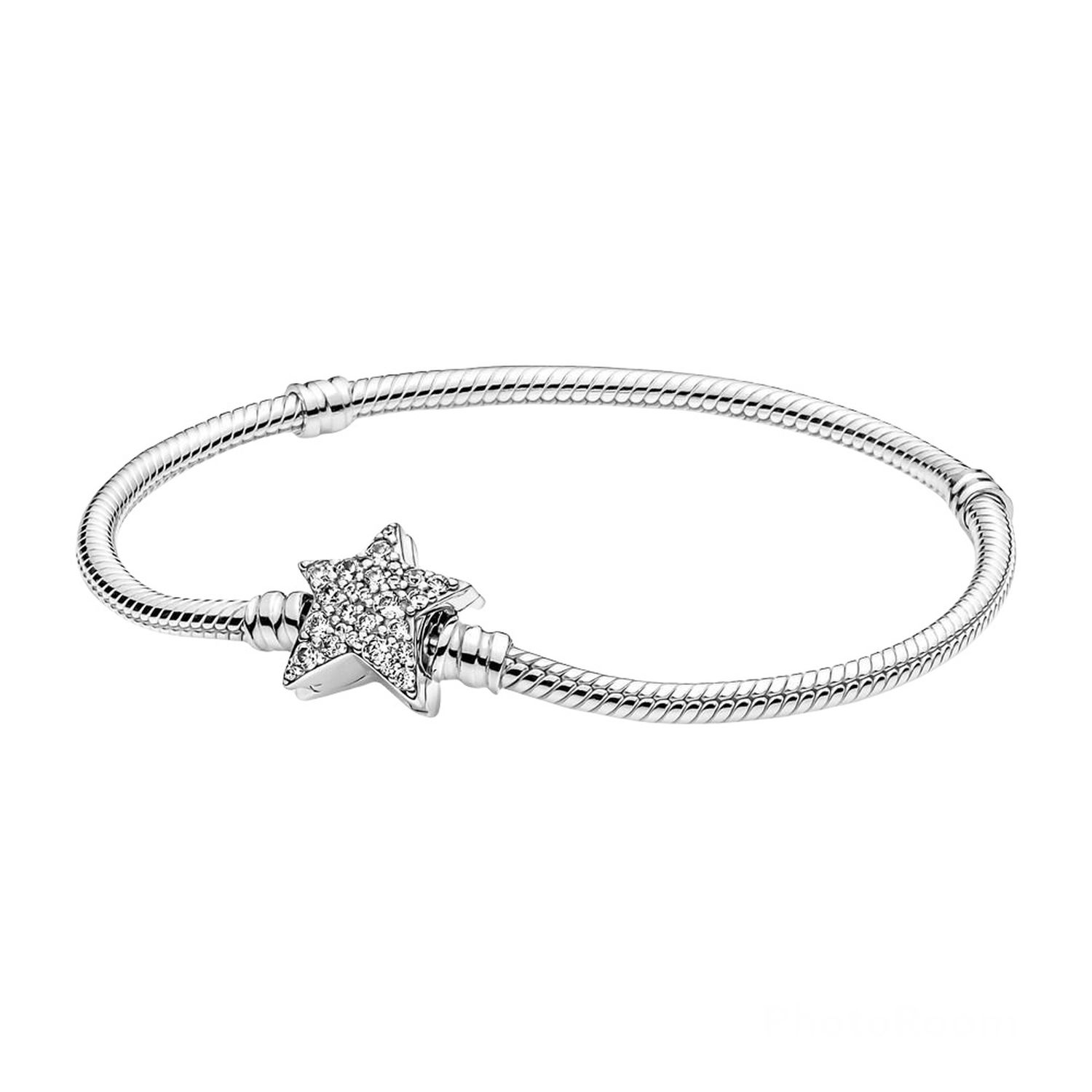 Bracciale con Chiusura Stella Luminosa